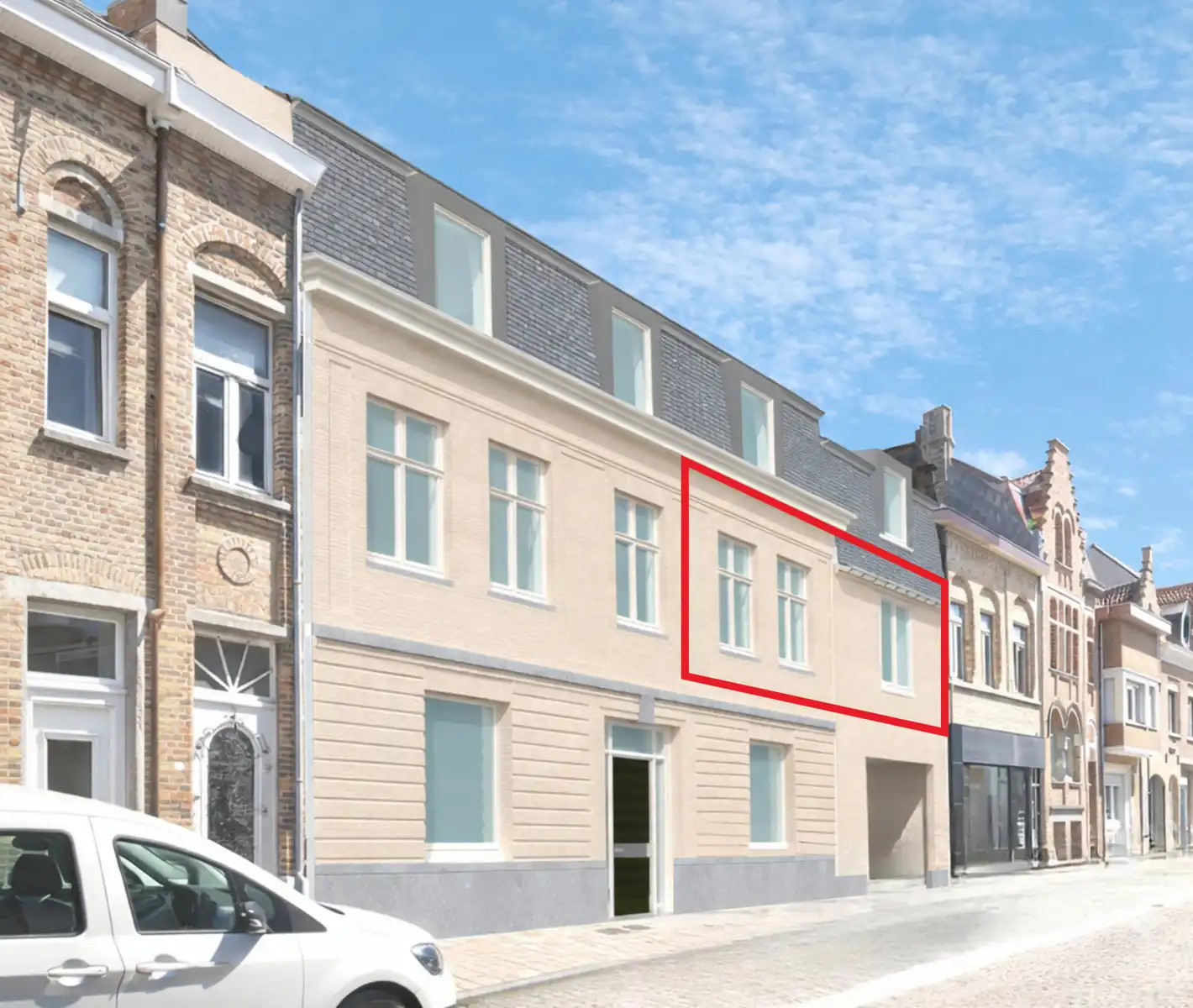 Nieuwbouw 2 slaapkamers en terras - centrum van Nieuwpoort foto {{pictureIndex}}