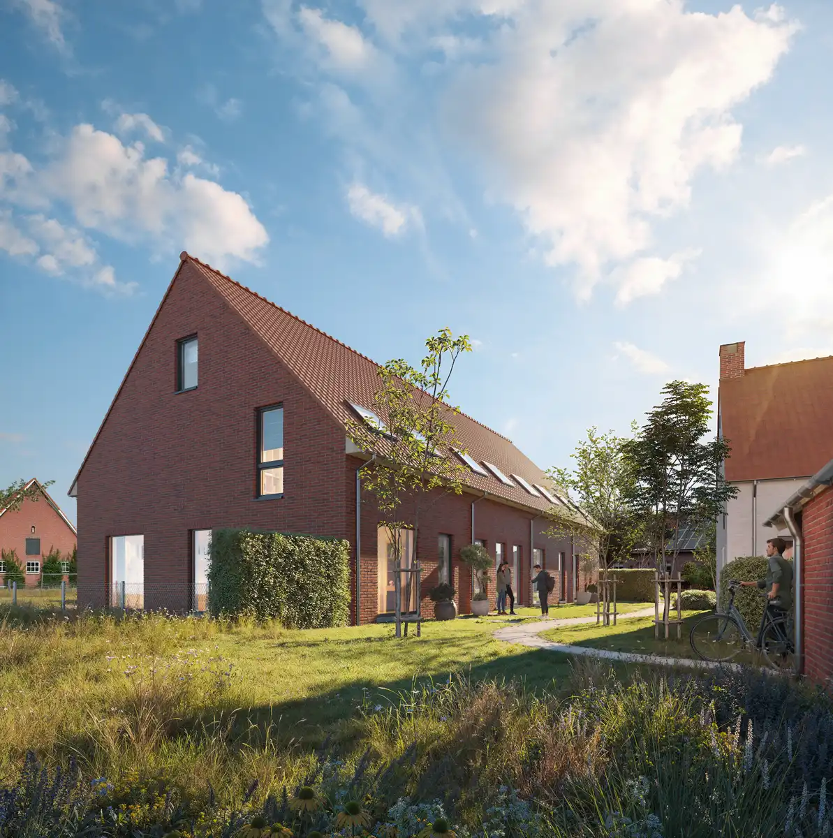 NIEUWBOUW PROJECT TE MIDDELSTEDE RIJKEVORSEL! foto {{pictureIndex}}