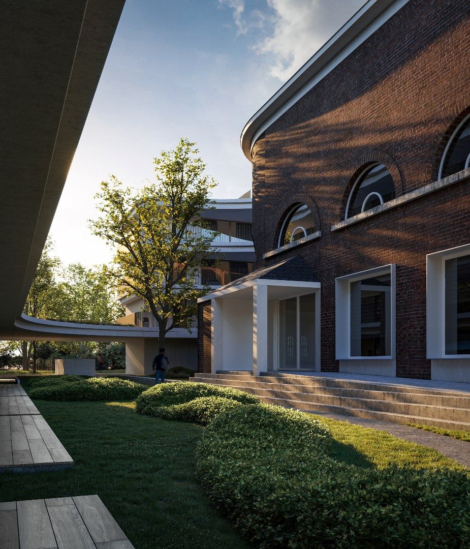 Nieuwbouwappartement met 1 slaapkamer en ruim terras in hartje Leopoldsburg foto 2