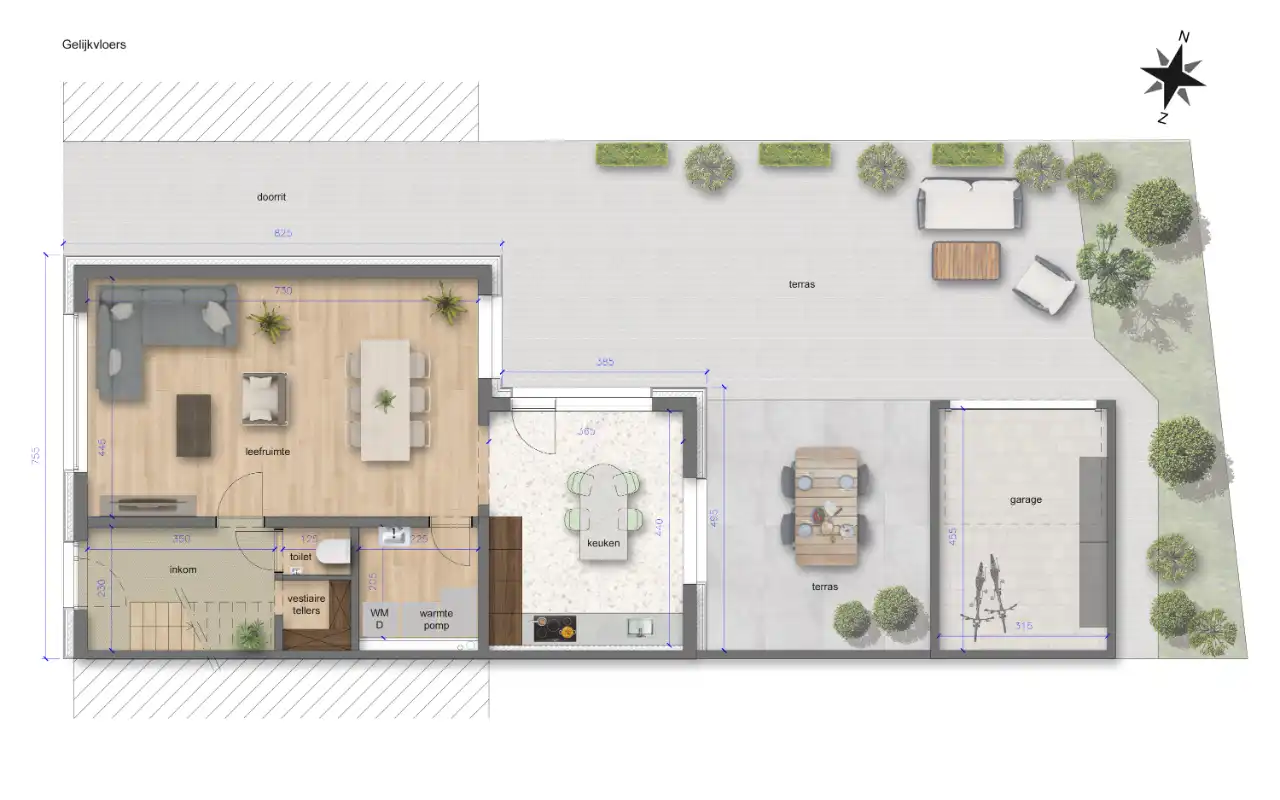 Instapklare en energiezuinige gerenoveerde woning. foto 27