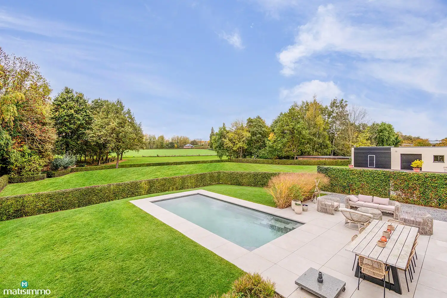 MODERNE VILLA MET INGEBOUWD ZWEMBAD, 3 SLAAPKAMERS EN PRAKTIJKGEDEELTE IN RUSTIGE OMGEVING TE WELLEN foto 41
