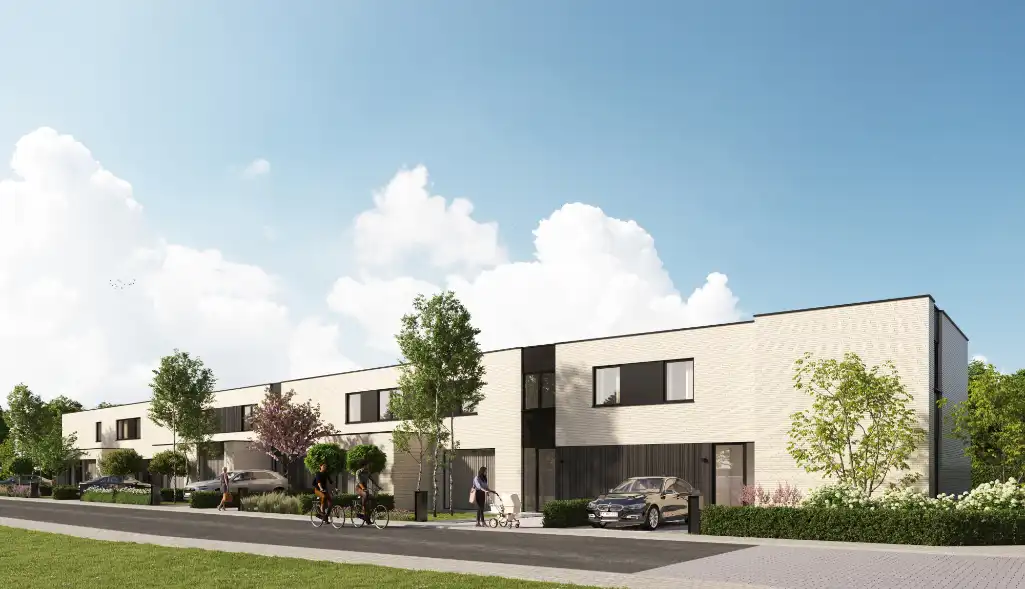 Moderne nieuw te bouwen half open bebouwing foto {{pictureIndex}}