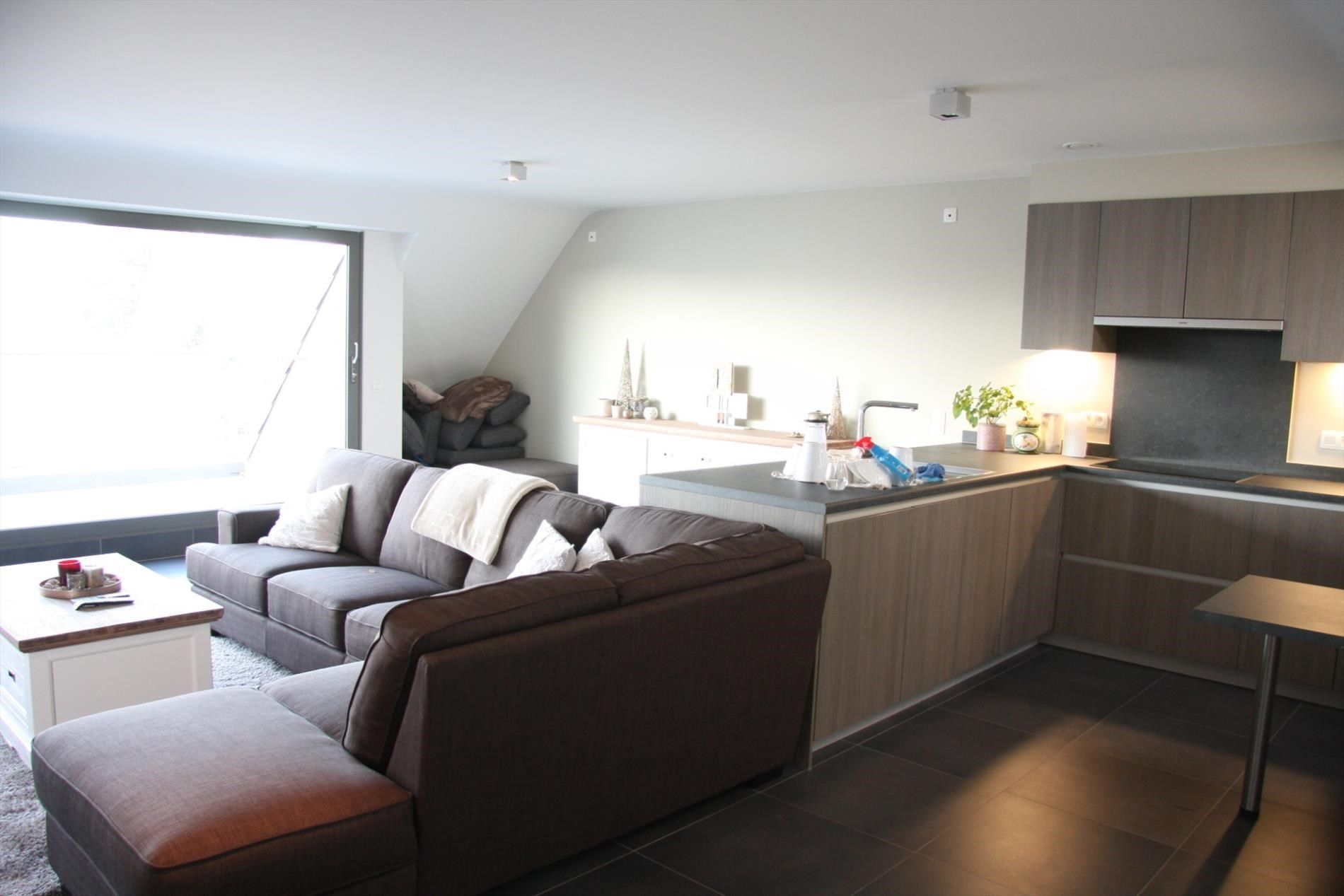 Mooi afgewerkt, ruim duplex-appartement (3 slks) met groot terras te Lierde foto 4