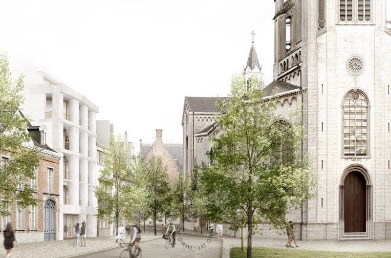 LUXUEUS NIEUWBOUWAPPARTEMENT IN HARTJE SINT-NIKLAAS – RESIDENTIE BOSTEELS foto {{pictureIndex}}