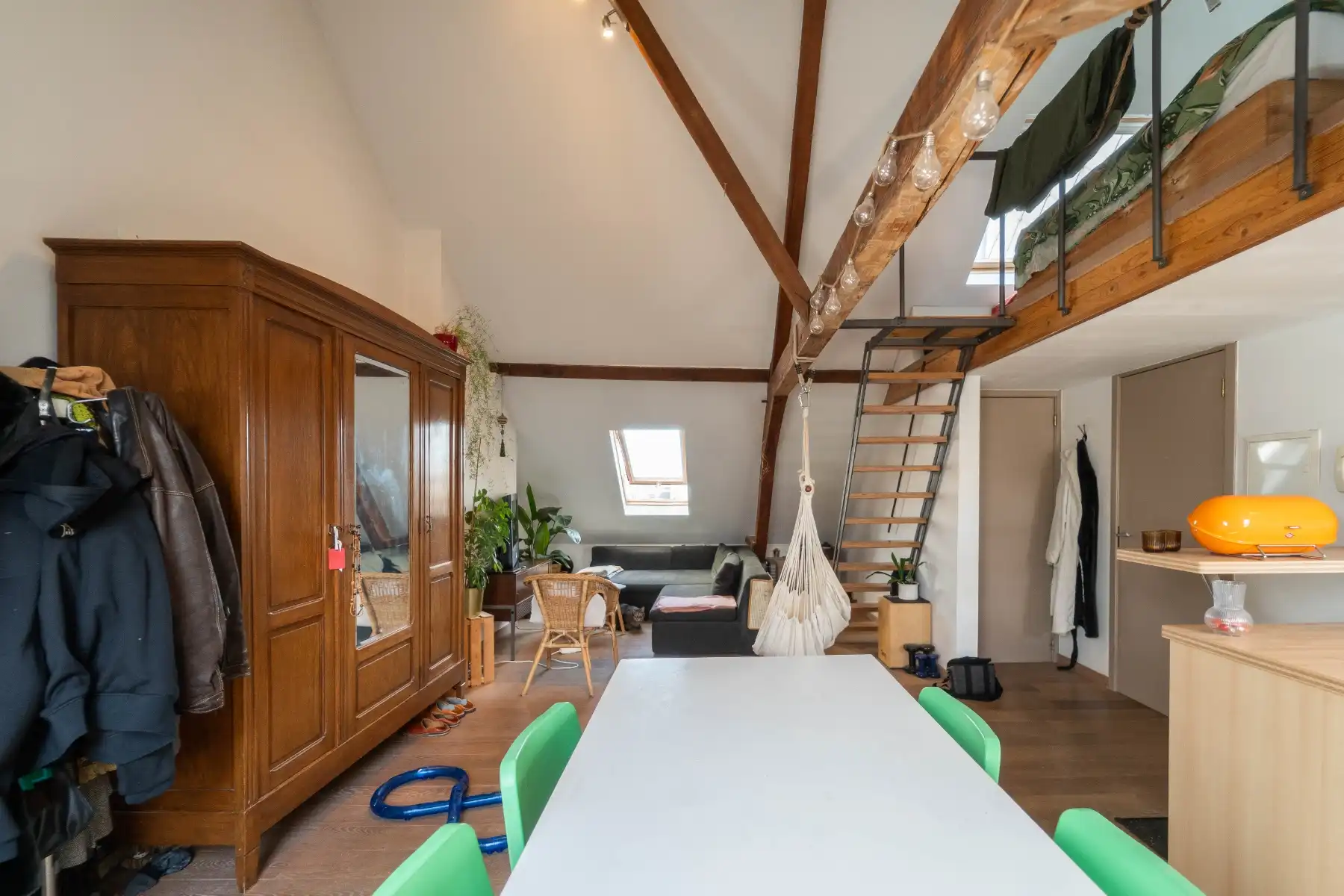 Authentieke duplex studio in centrum Gent foto 3