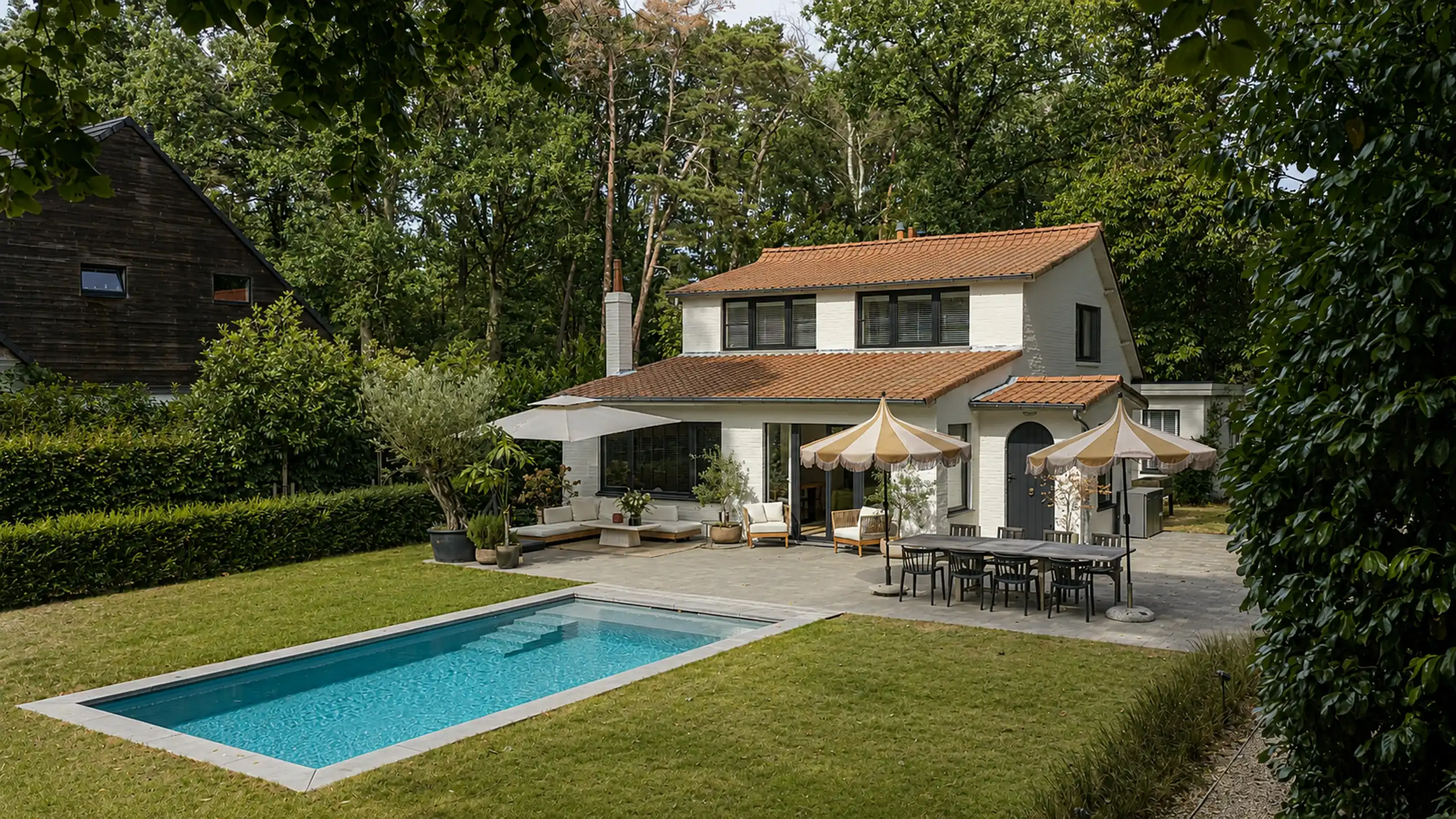 Stijlvolle villa waar mediterrane charme en hedendaags buitenleven harmonieus samenkomen op een toplocatie in Heide foto 38