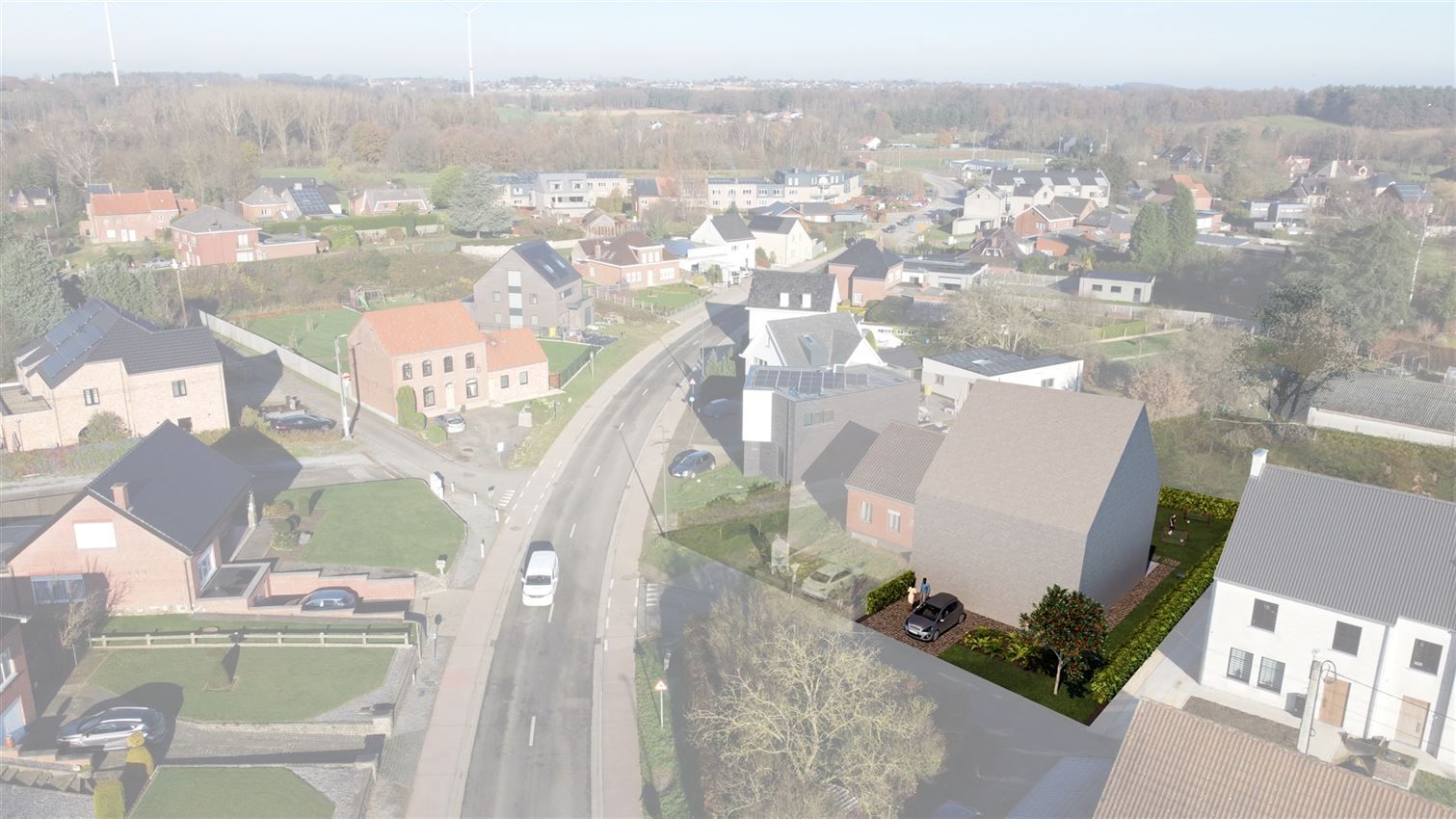 Bouwgrond met vergund bouwplan foto 4