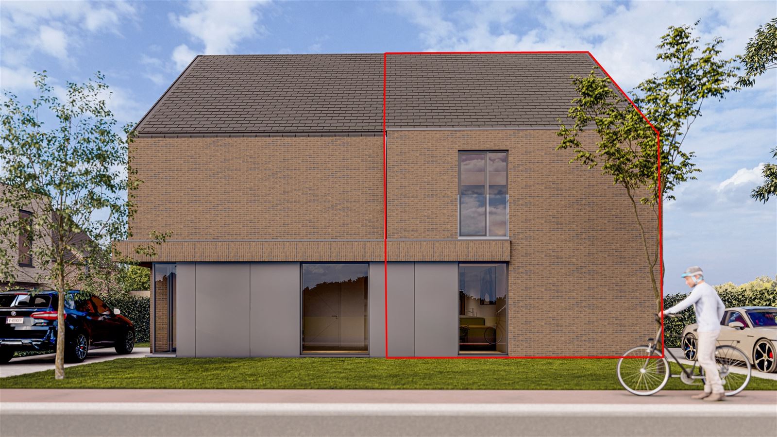 Nieuwbouwwoning W04 met 3 slaapkamers.  foto {{pictureIndex}}