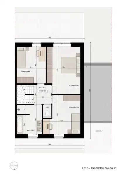 Energiezuinige halfopen nieuwbouwwoning met carport foto 4