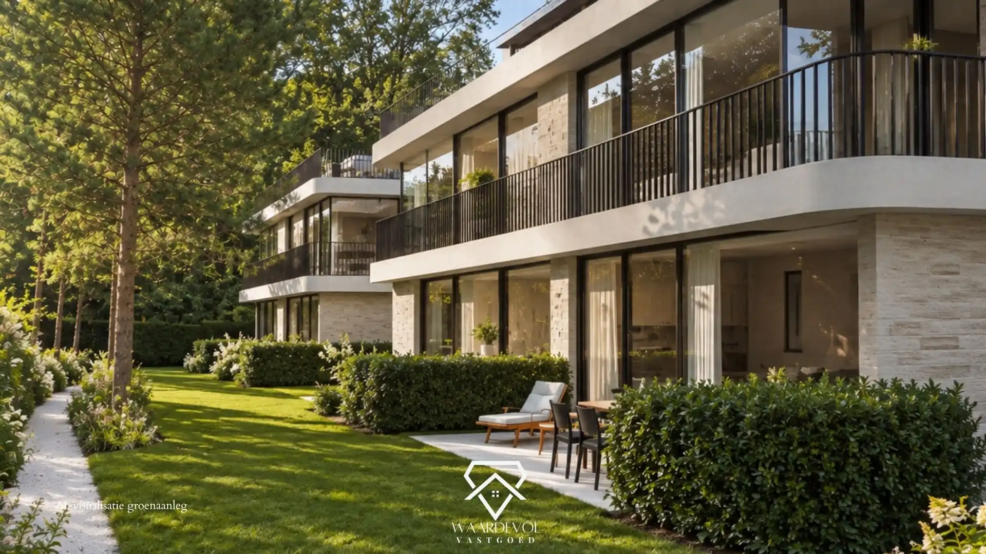 Gelijkvloers wonen in het groen: ruim tweeslaapkamerappartement met terras (6% btw!) foto 15