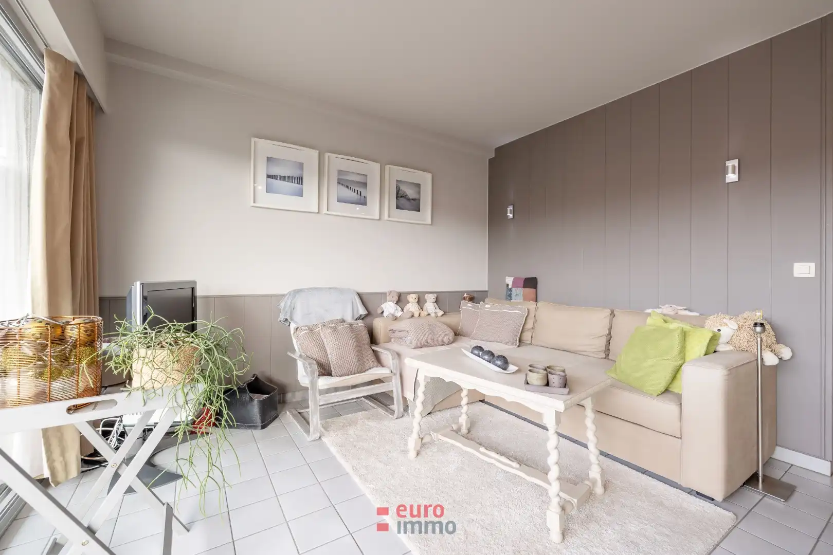 Ruime studio met twee slaaphoeken en groot terras in de Franslaan van Nieuwpoort-Bad foto 3