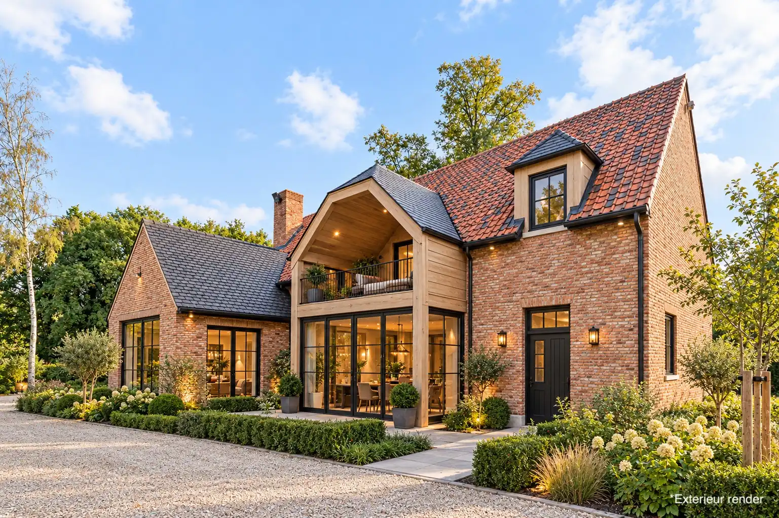 Landelijke nieuwbouw-villa (casco) op een uitzonderlijk perceel van 45a70 in Helchteren foto 6
