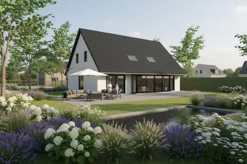 Nieuw te bouwen alleenstaande woning te Sint-Kruis. foto 2