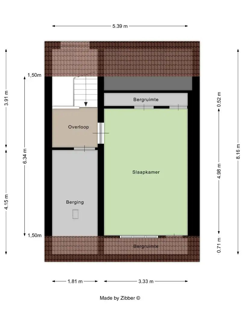 Ruime te renoveren woning met 3 slaapkamers in Lubbeek met doorgang langs het perceel van de buren. EPC: 736 KWH/m² foto 40