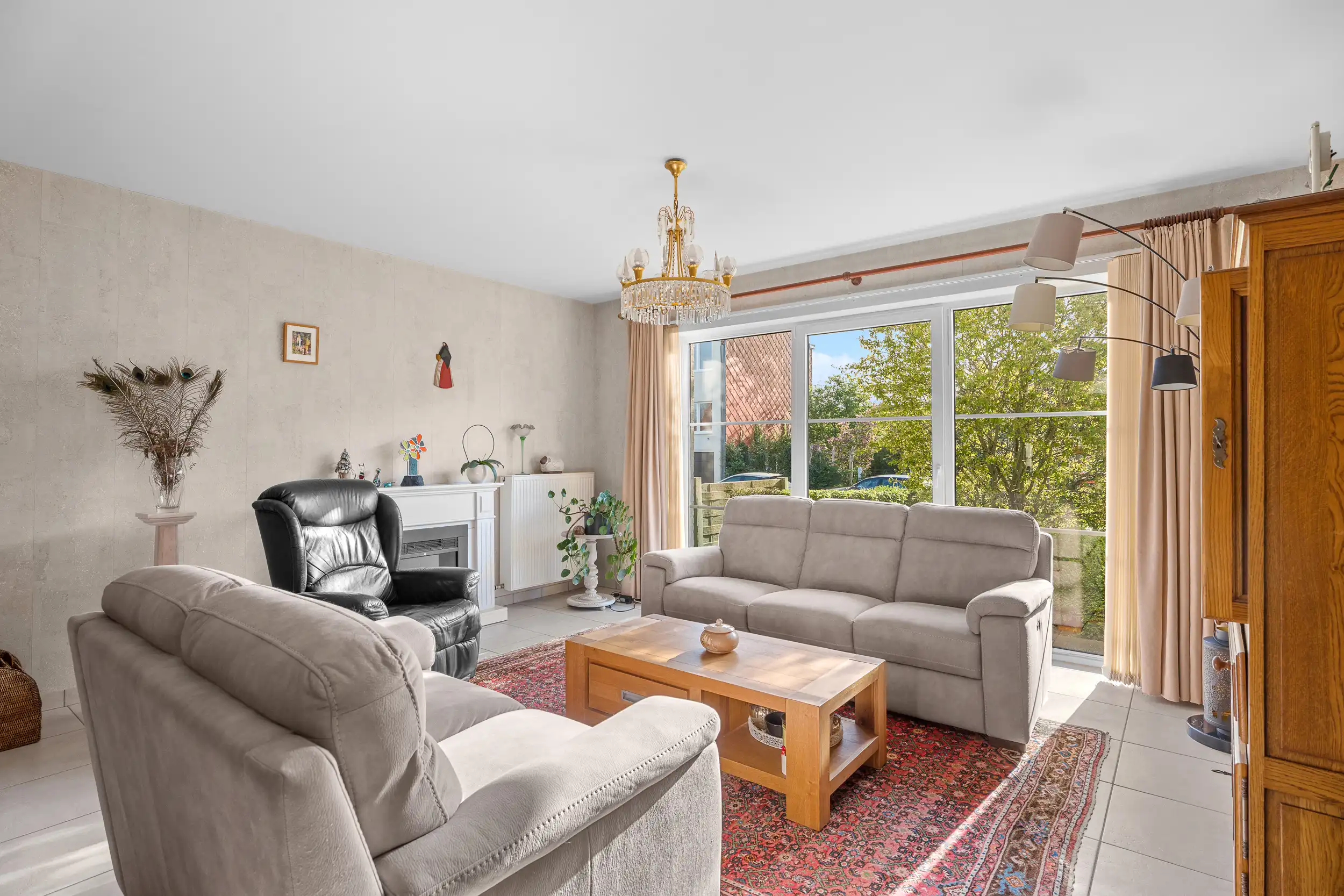 Gelijkvloers app. met 3 slaapkamers, tuin, terras & garage foto 2