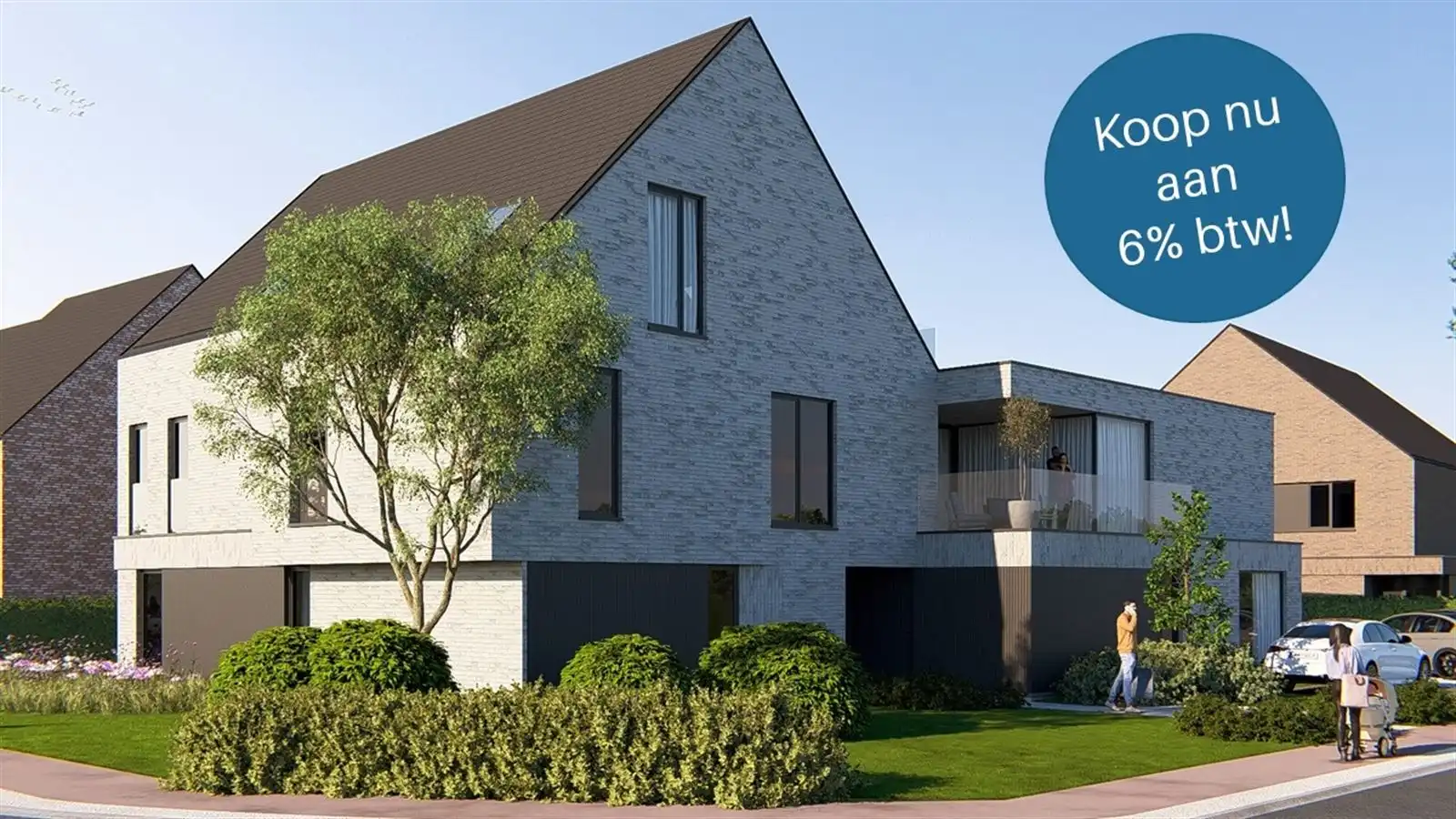 Appartement met 2 slaapkamers en, overdekt ruim terras. 503)  foto {{pictureIndex}}