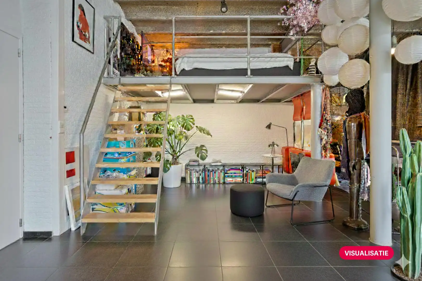 Duplex loft met hobbyruimte en terras te koop te Antwerpen. foto 17