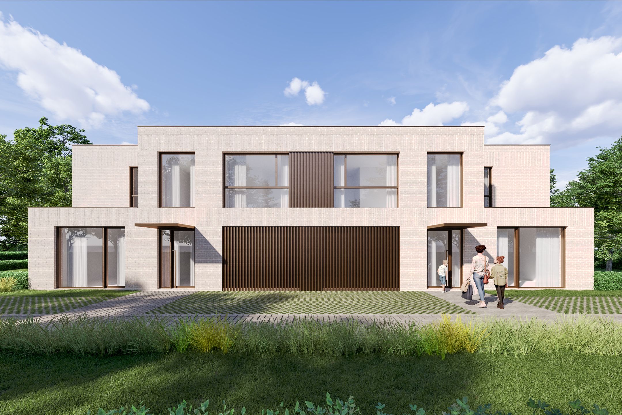 Nieuwbouwwoning in moderne stijl met inpandige garage foto 2