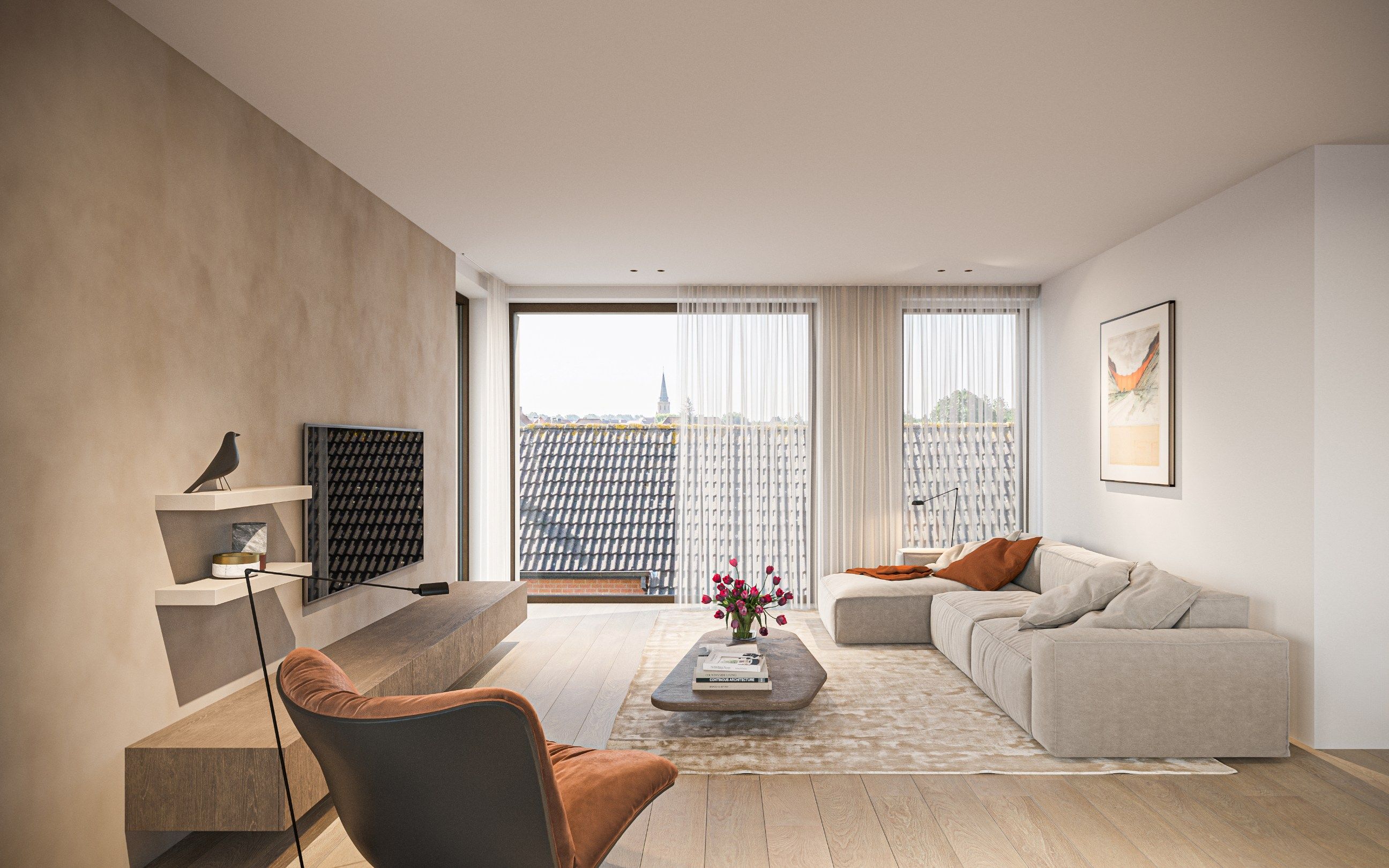 Res. Westlane: 2 slaapkamer appartement met terras te Knokke foto 2