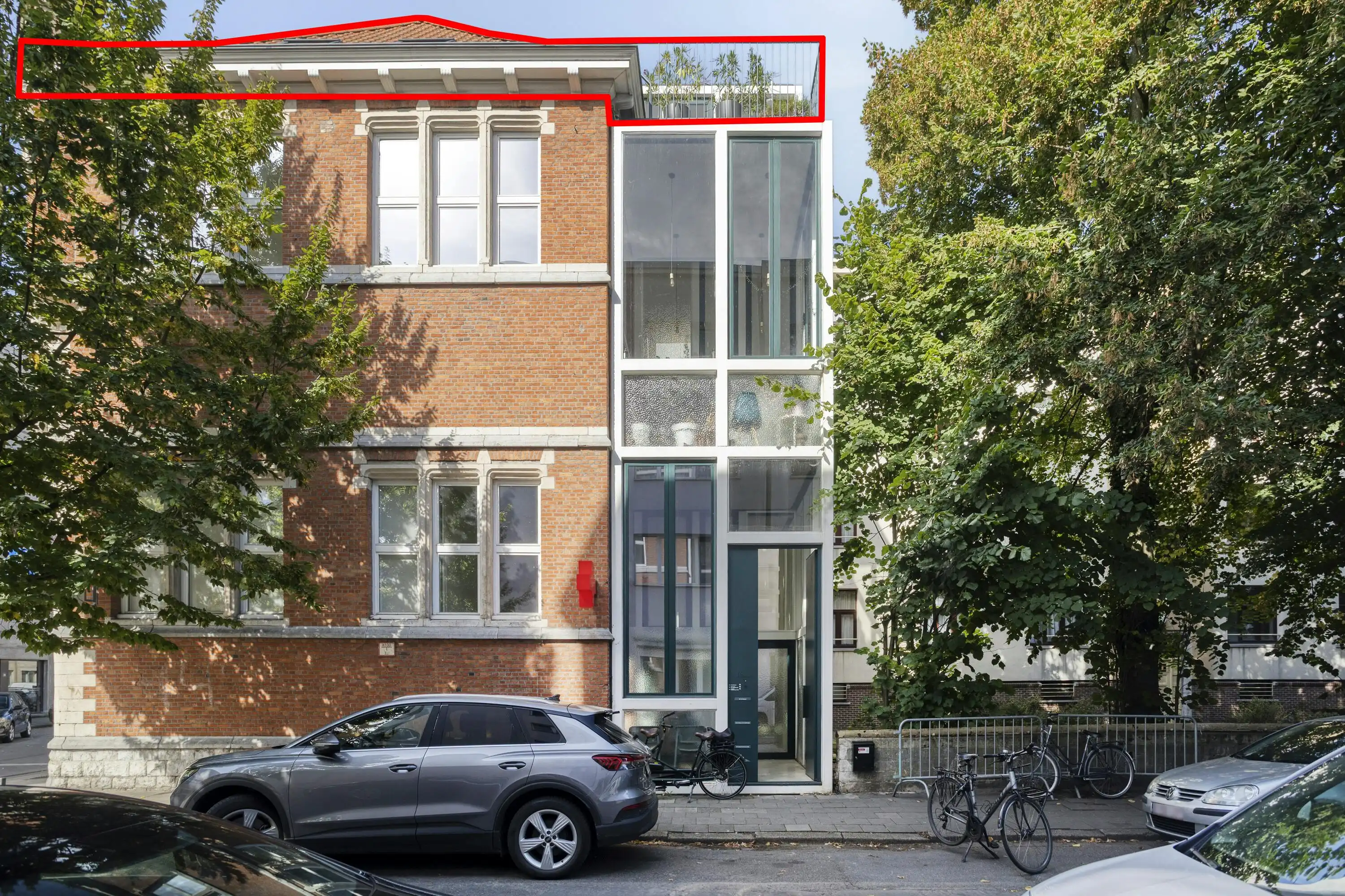 Uniek dakappartement met terras te koop in Antwerpen foto 24