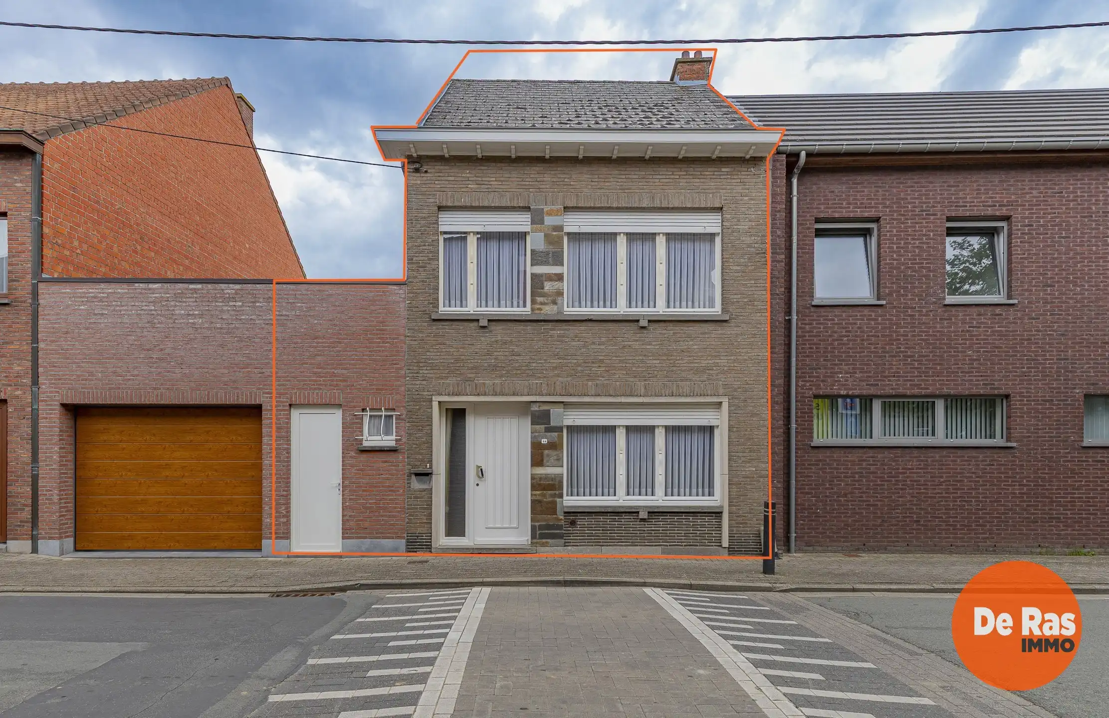 Hoofdfoto van de publicatie: OUDEGEM - WONING MET 3 SLPK, TUIN EN BOUWGRONDPOTENTIEEL