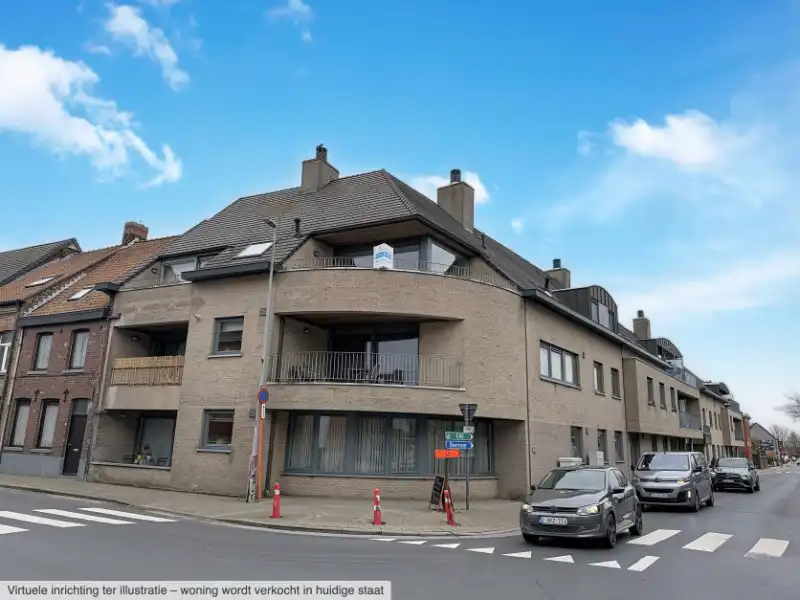 Appartement met 2 slaapkamers, terras & garage in Oedelem foto {{pictureIndex}}