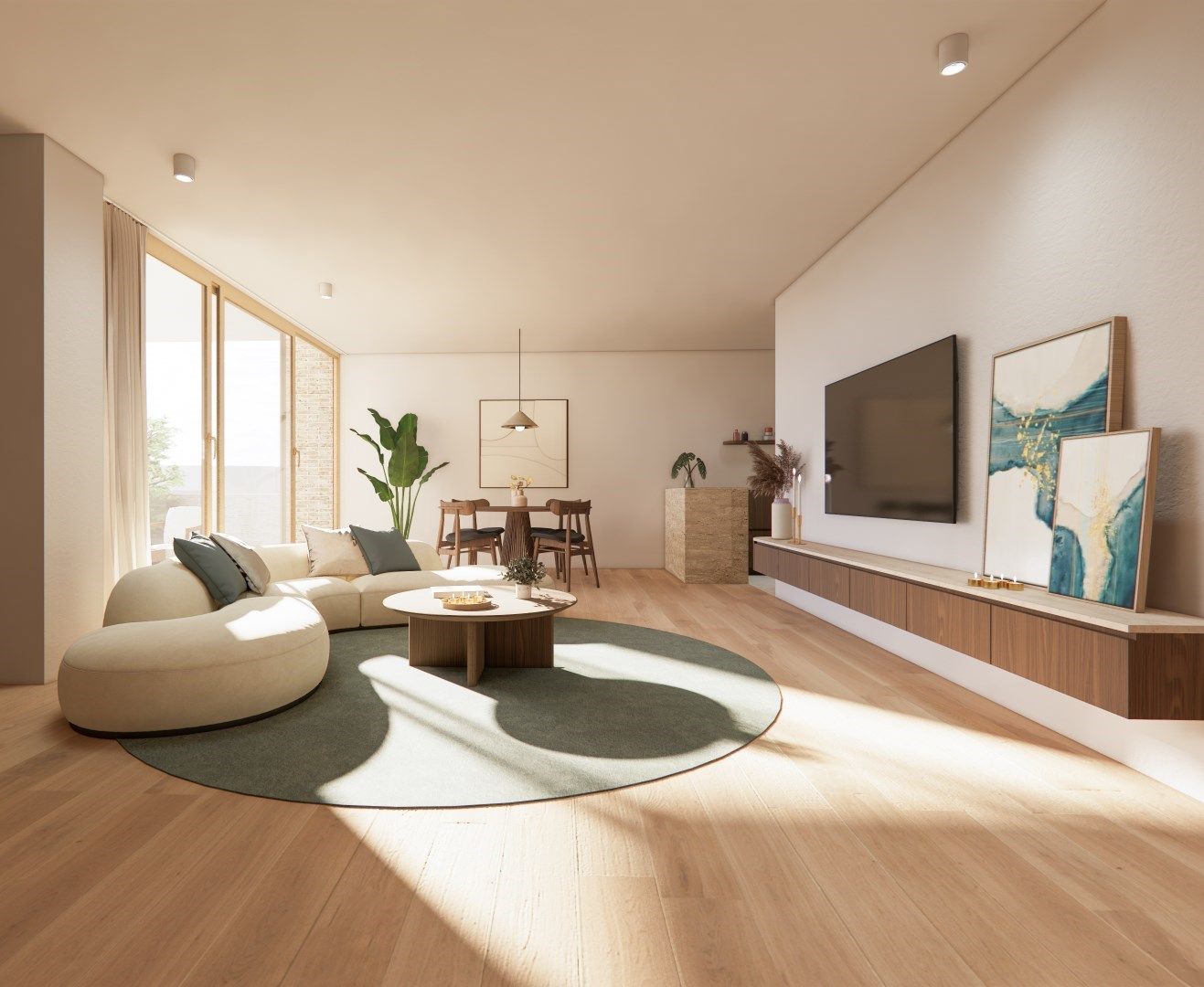 6% BTW - NIEUWBOUW GELIJKVLOERSAPPARTEMENT MET 3 SLAAPKAMERS IN HET CENTRUM VAN KERMT foto 8