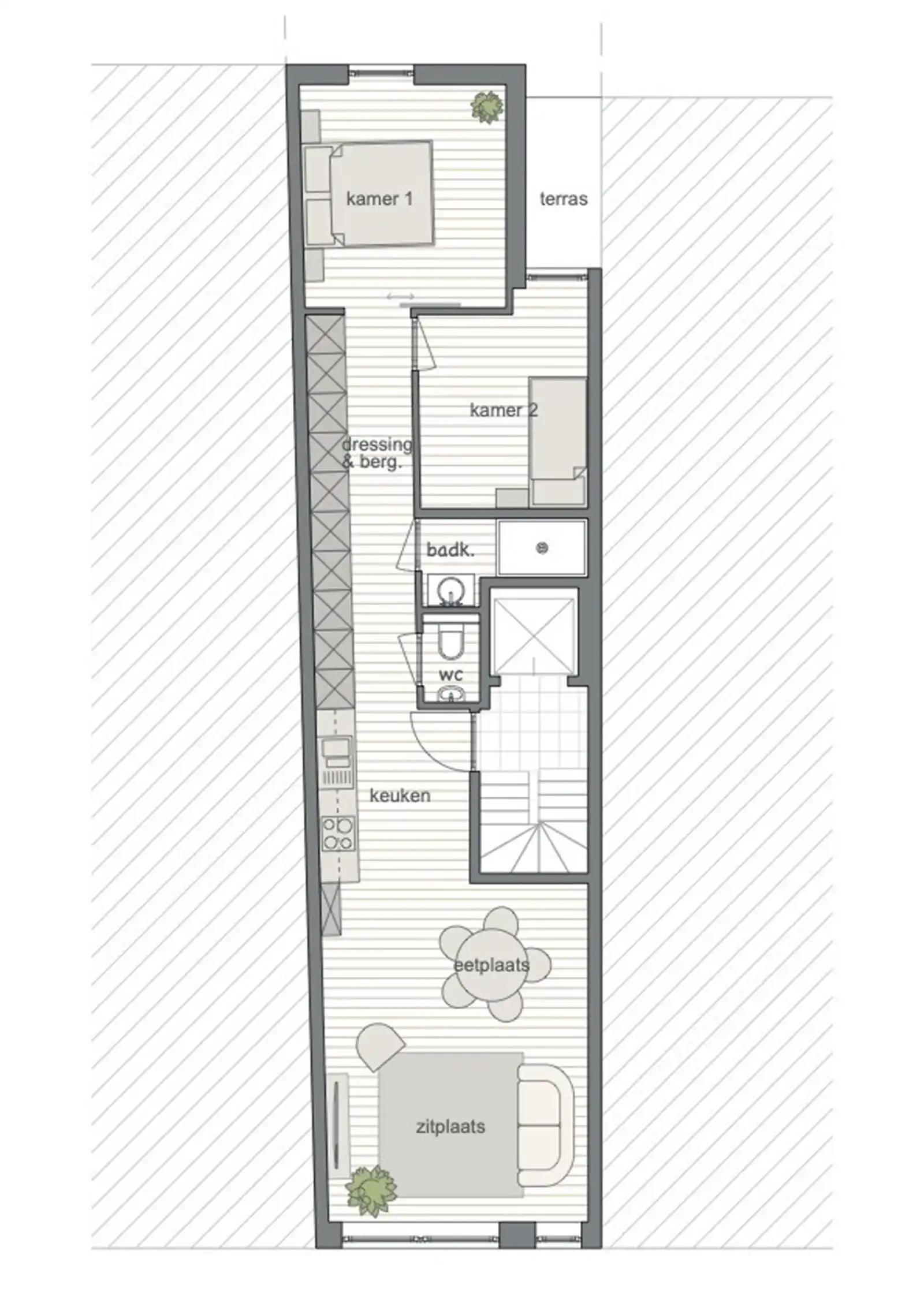 Instapklaar appartement te huur in centrum Zottegem foto 17