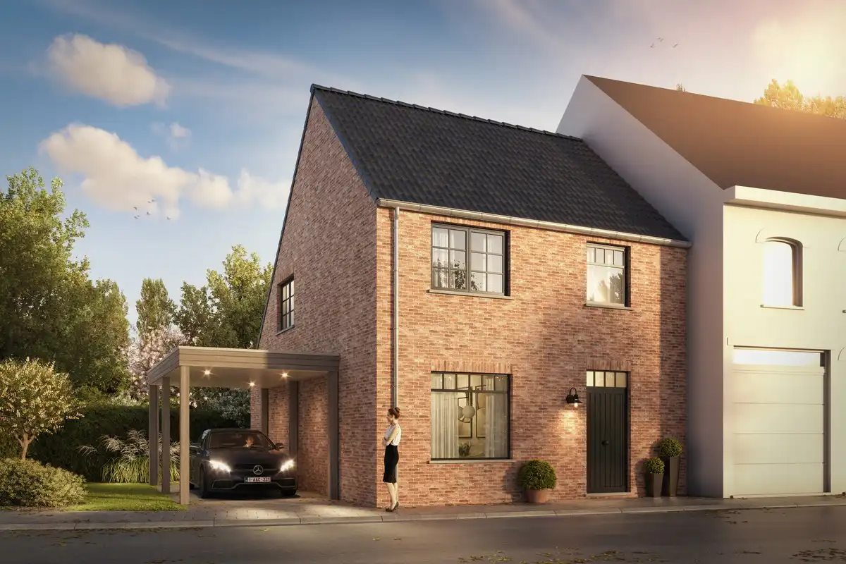 Halfopen nieuwbouwwoningen te koop te Herzele foto {{pictureIndex}}