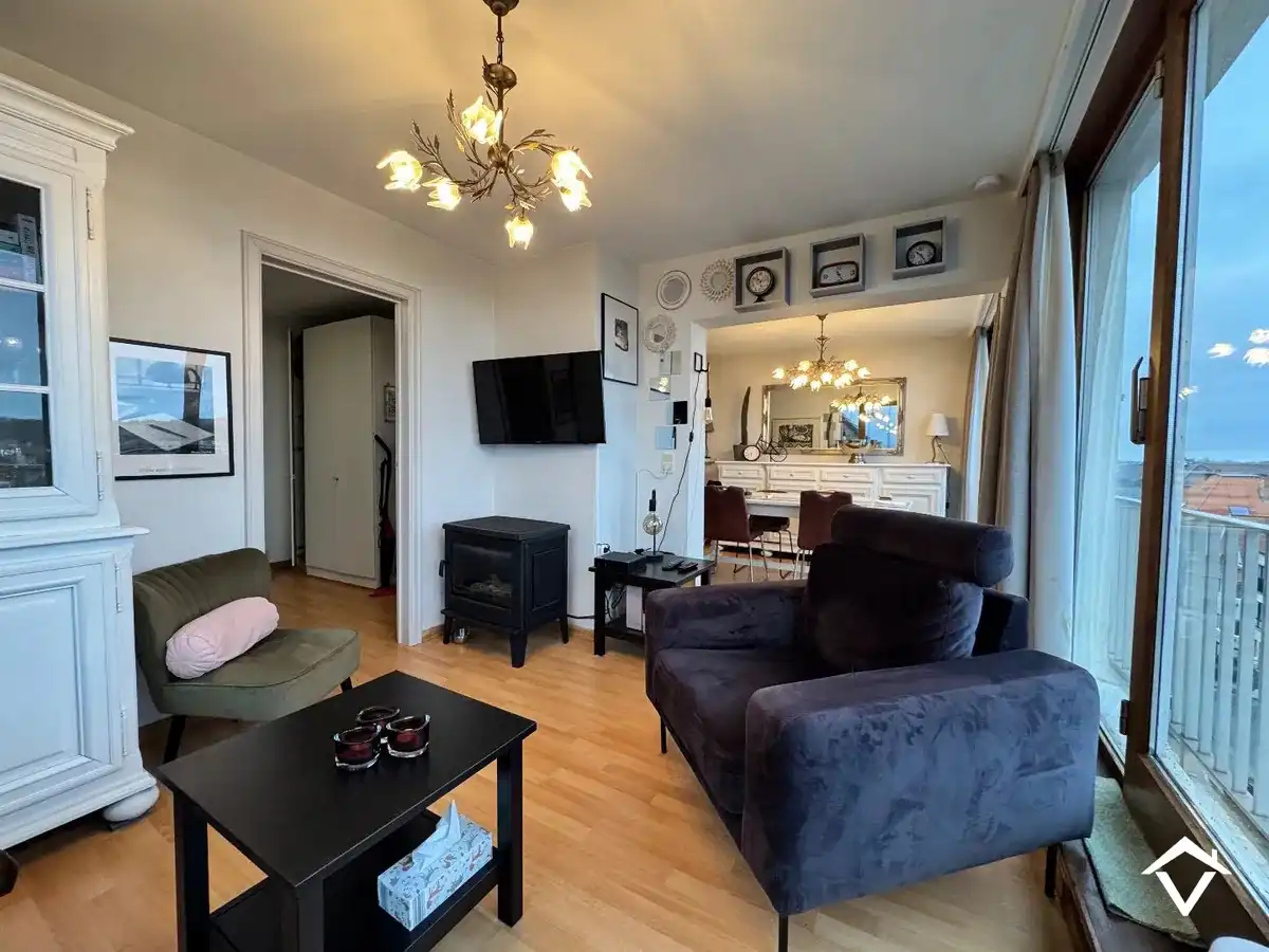 Bemeubeld appartement met 1 slaapkamer in De Panne foto 6