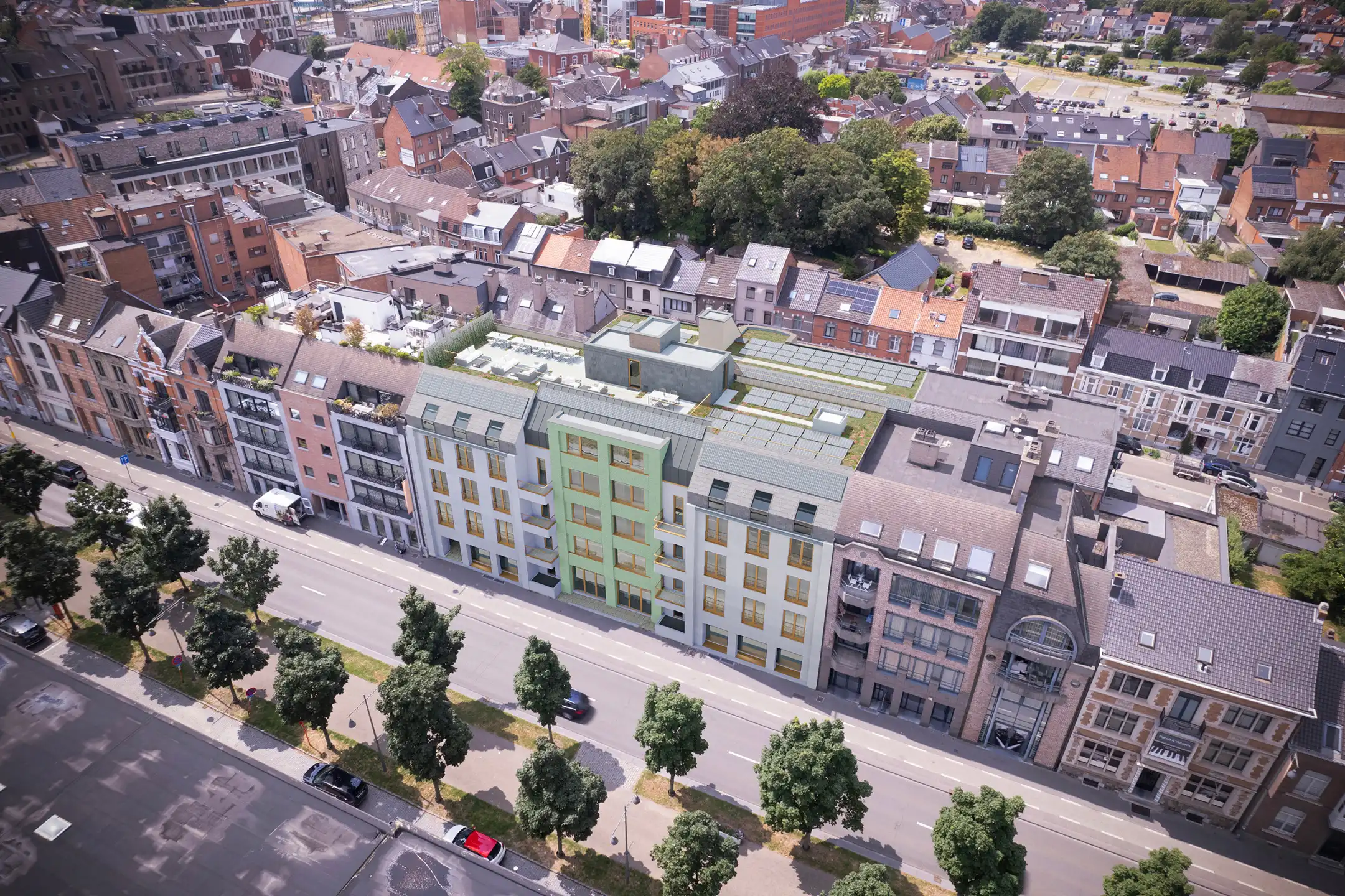 Kantoorproject 'The Upside' op de kleine Ring van Hasselt foto 4