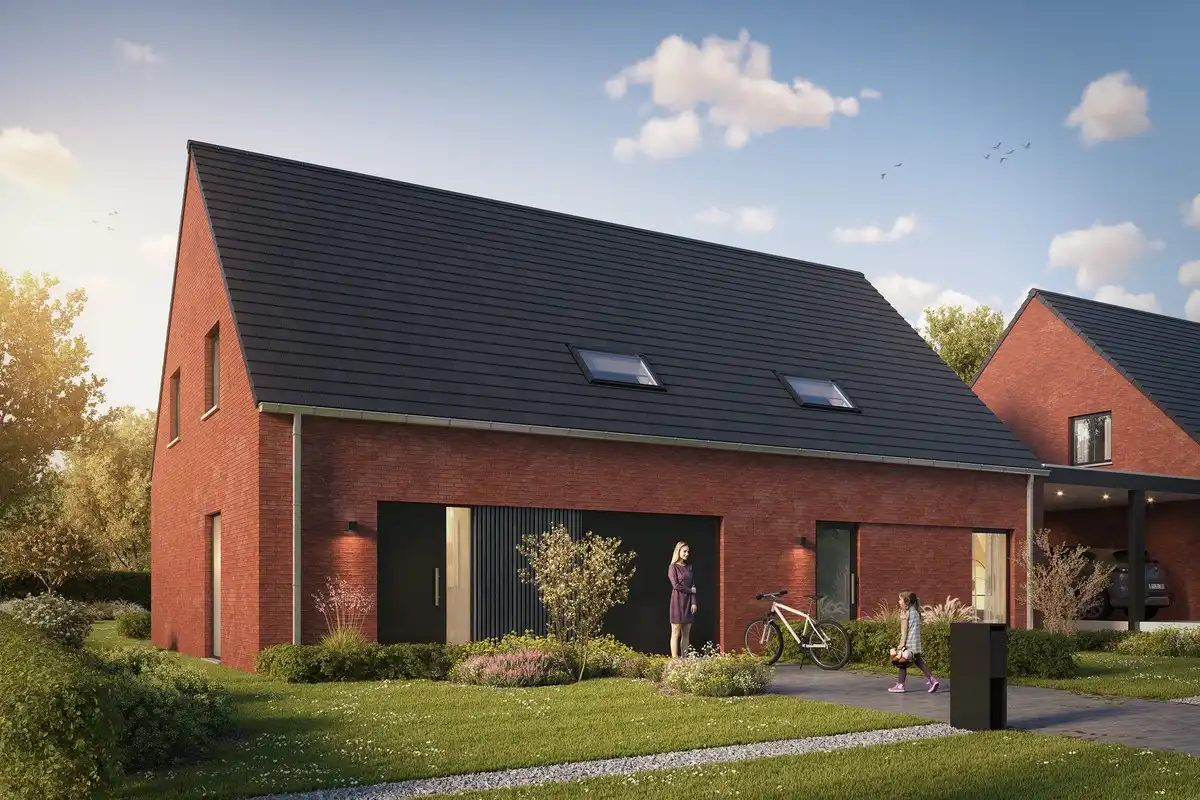 Deux maisons semi-mitoyennes à Dottignies avec grand jardin et espaces lumineux foto {{pictureIndex}}