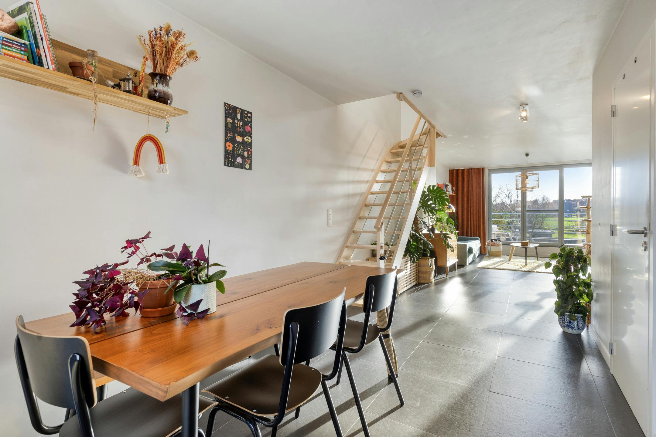 Gezellige duplex in het centrum van Grimbergen, met prachtig uitzicht, groot terras en parking! foto 3