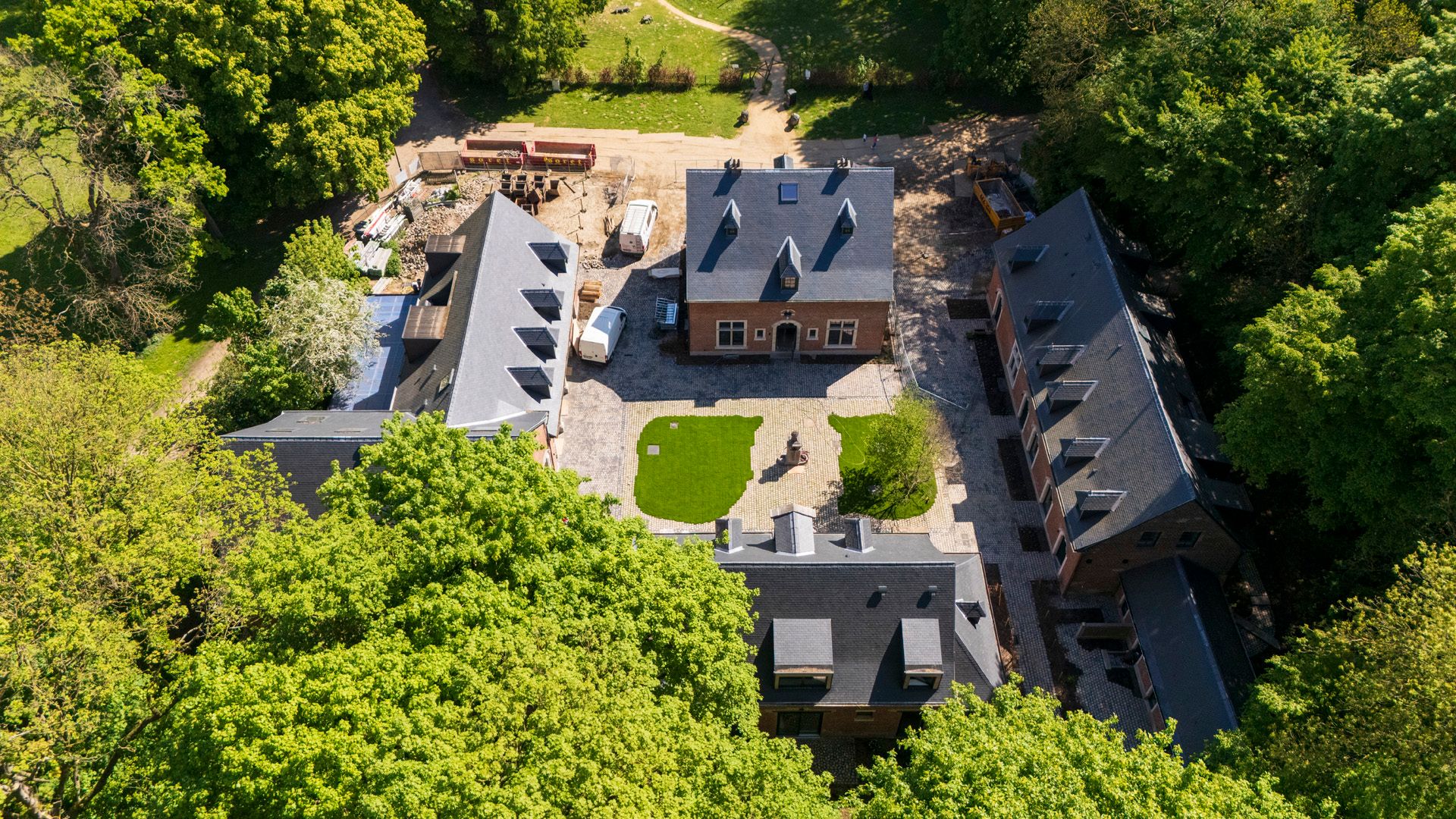 Jachtpaviljoen van de Pachthoeve Domein Drie Fonteinen foto 3