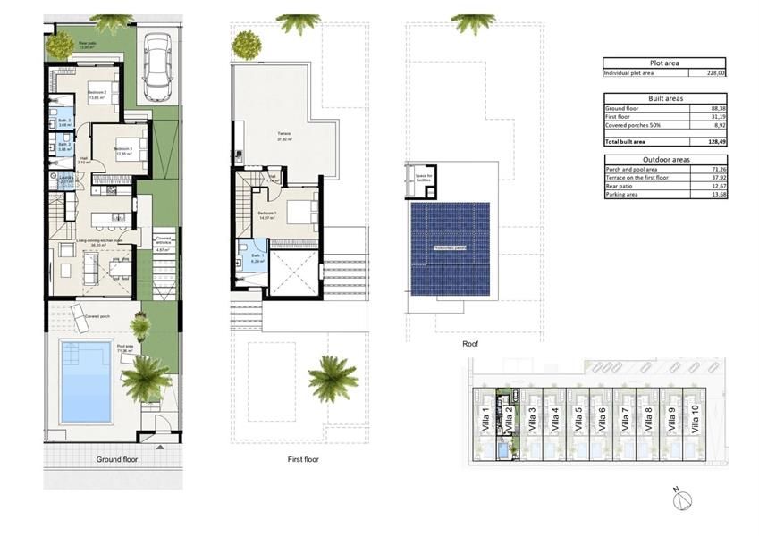 NIEUWBOUW HALFVRIJSTAANDE VILLA'S IN LOS NIETOS, LA MANGA MAR MENOR foto 26