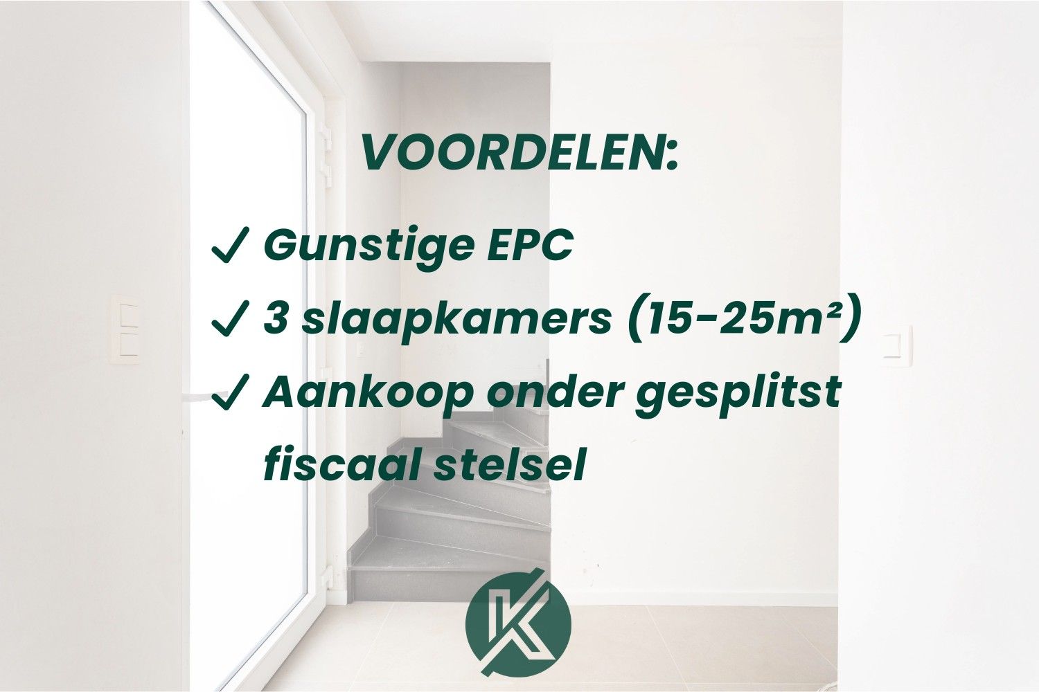 Duurzame, halfopen nieuwwbouwoning in Herzele foto 2