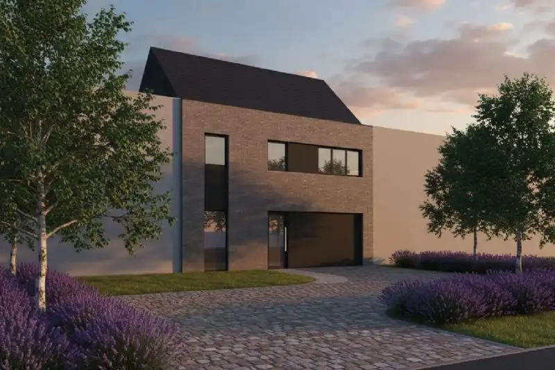 Nieuw te bouwen gesloten woning te Helkijn. foto {{pictureIndex}}