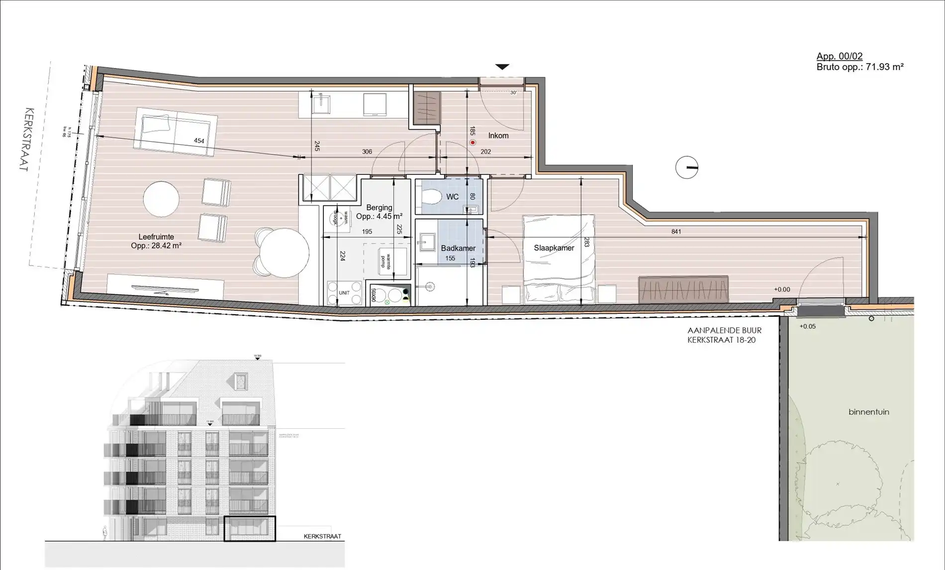 Gelijkvloers appartement met tuin in Residentie Antoine – Heist foto 5