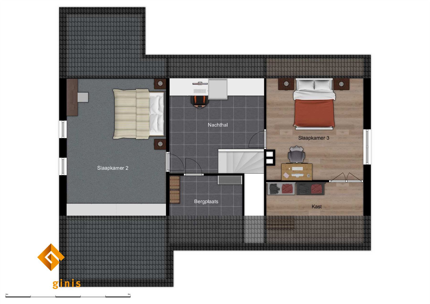 Verrassend ruime, op te frissen woning met 3 slaapkamers op perceel van 6a57ca. foto 18
