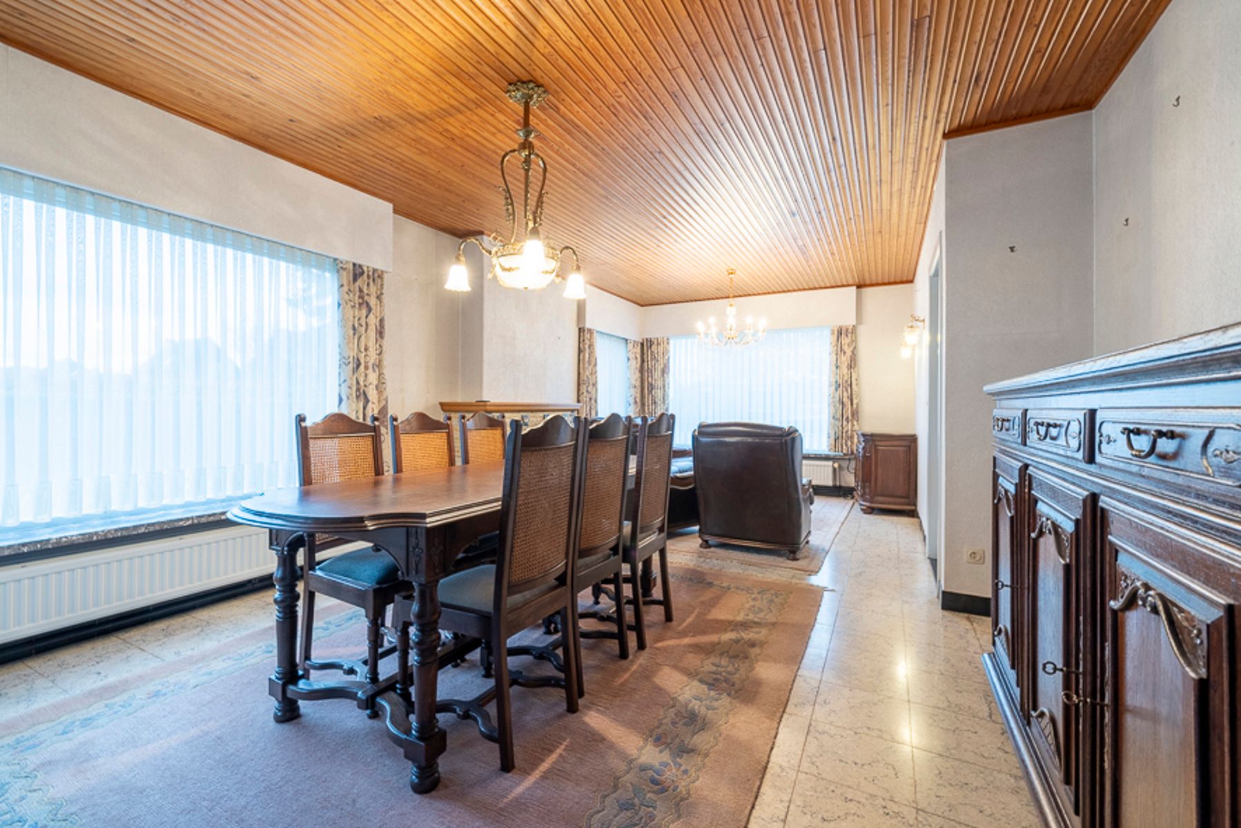 Halfopen bebouwing met 3 slpks, tuin en garage in Evergem foto 8