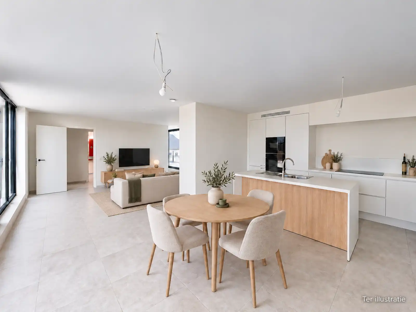Instapklare appartementen met parkings & berging in Lierde foto {{pictureIndex}}