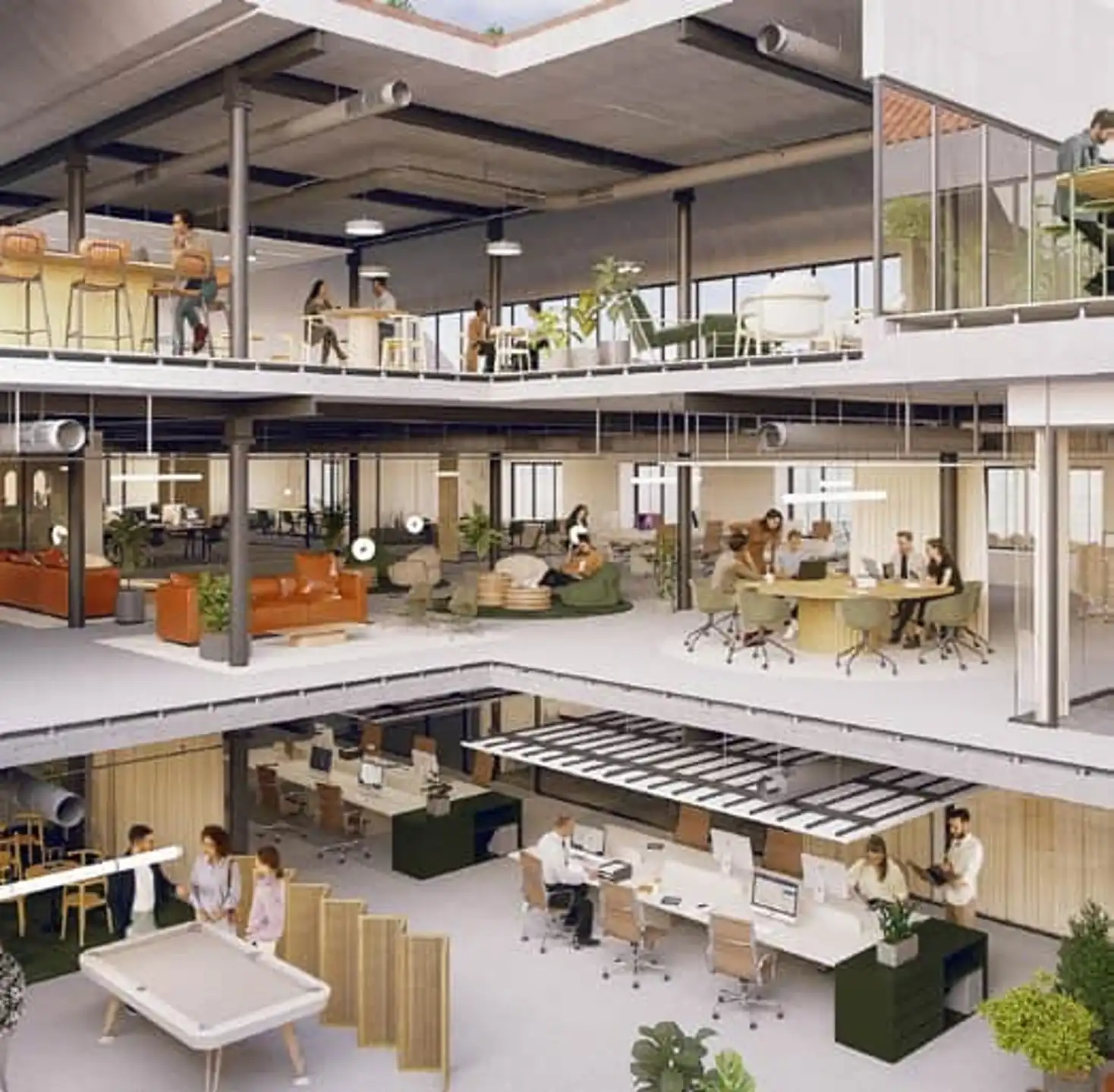 Nieuwbouwkantoren Malt District Mechelen-Zuid foto 6