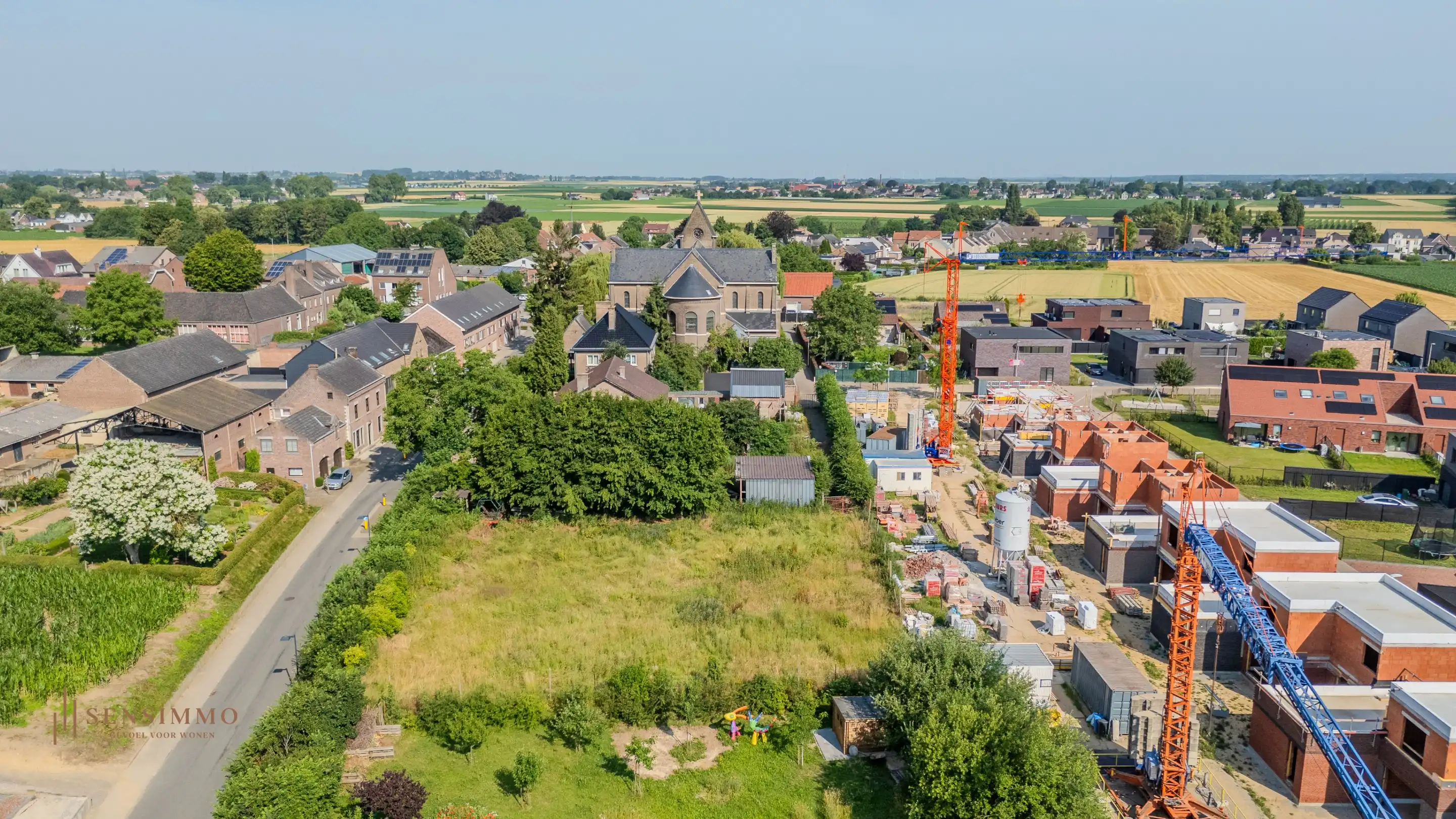 Projectgrond voor 3 moderne halfopen woningen in Vroenhoven (Riemst) foto 8