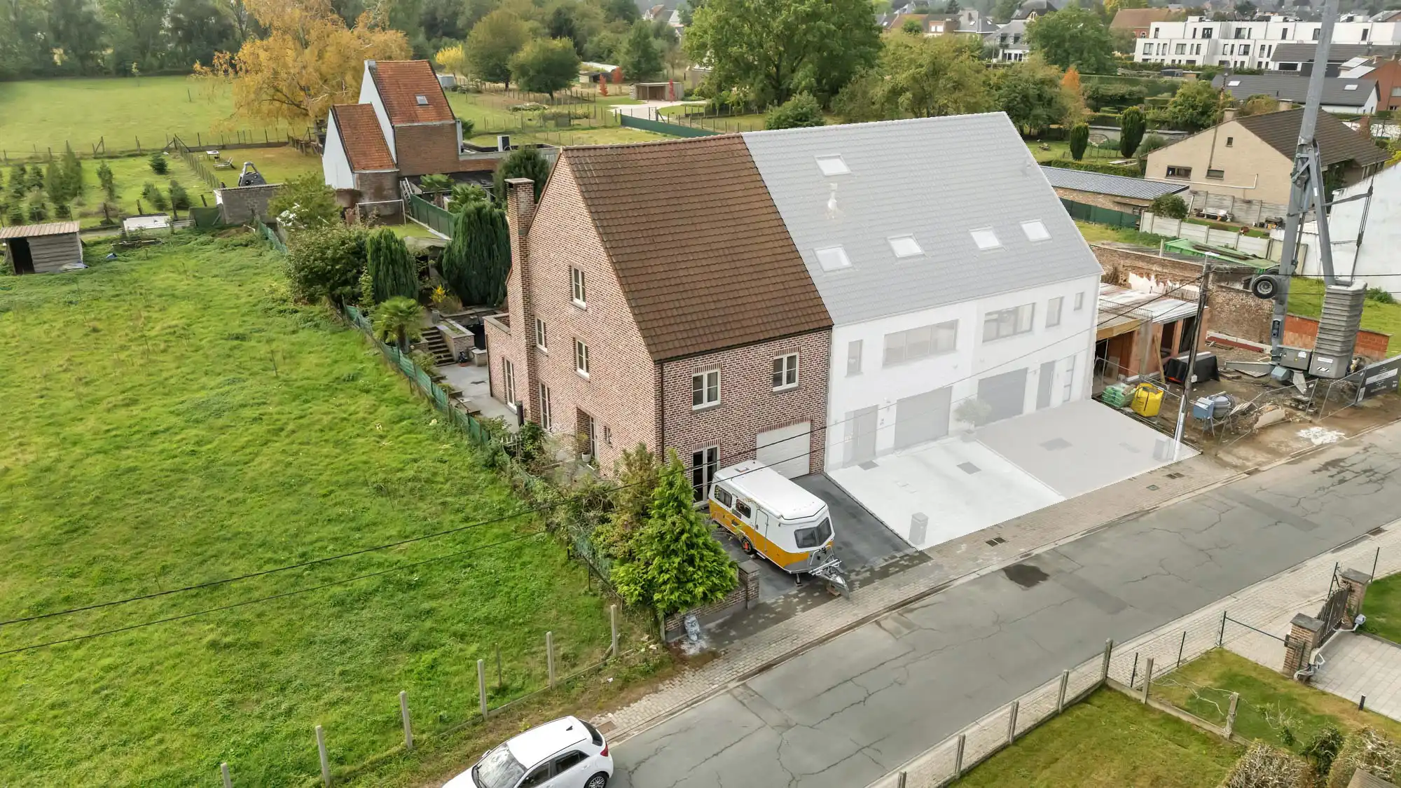 Energiezuinige HOB met 4 slpks, garage en bureau foto {{pictureIndex}}