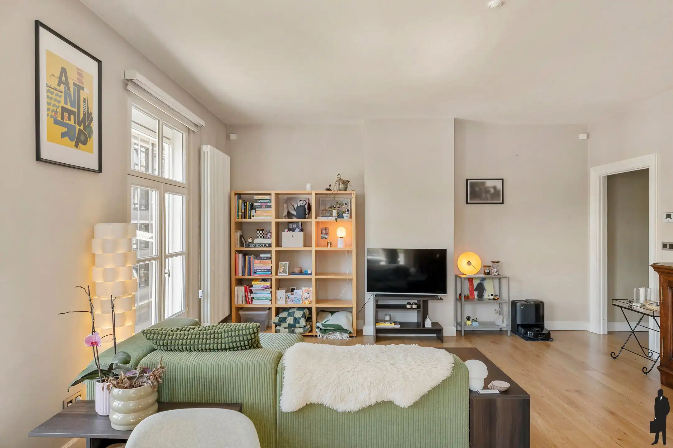Hoekappartement met zicht op Leopoldplaats foto 3