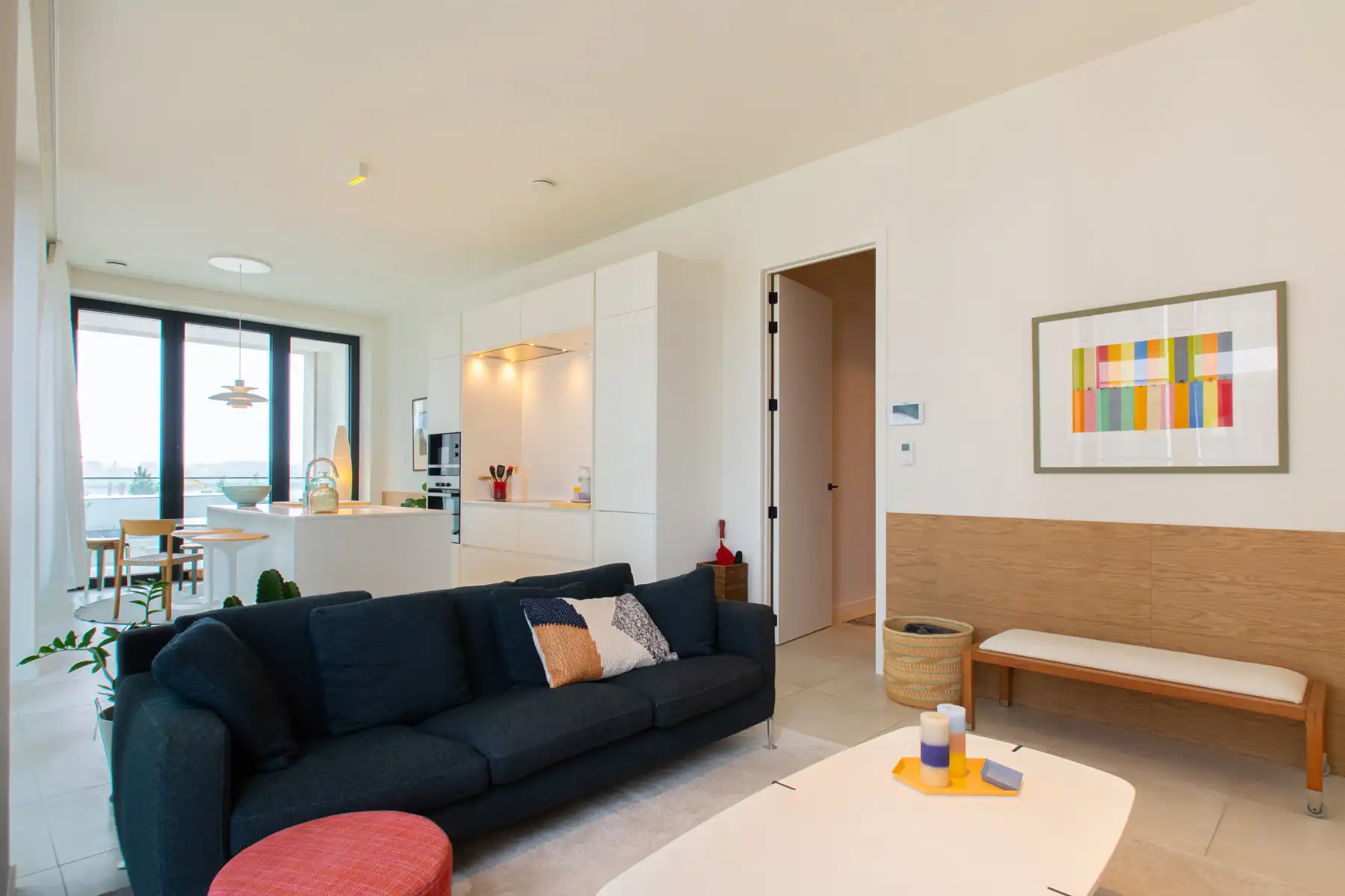 Mooi gemeubeld 3k appartement met prachtig zicht op Schelde foto 3