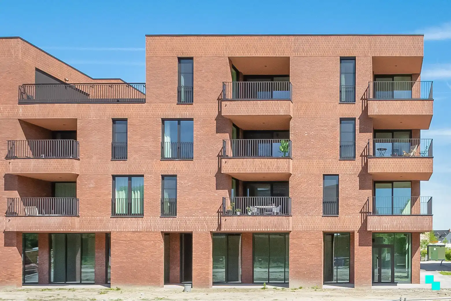 Nieuwbouwappartement gelegen in het hart van Merelbeke foto 19