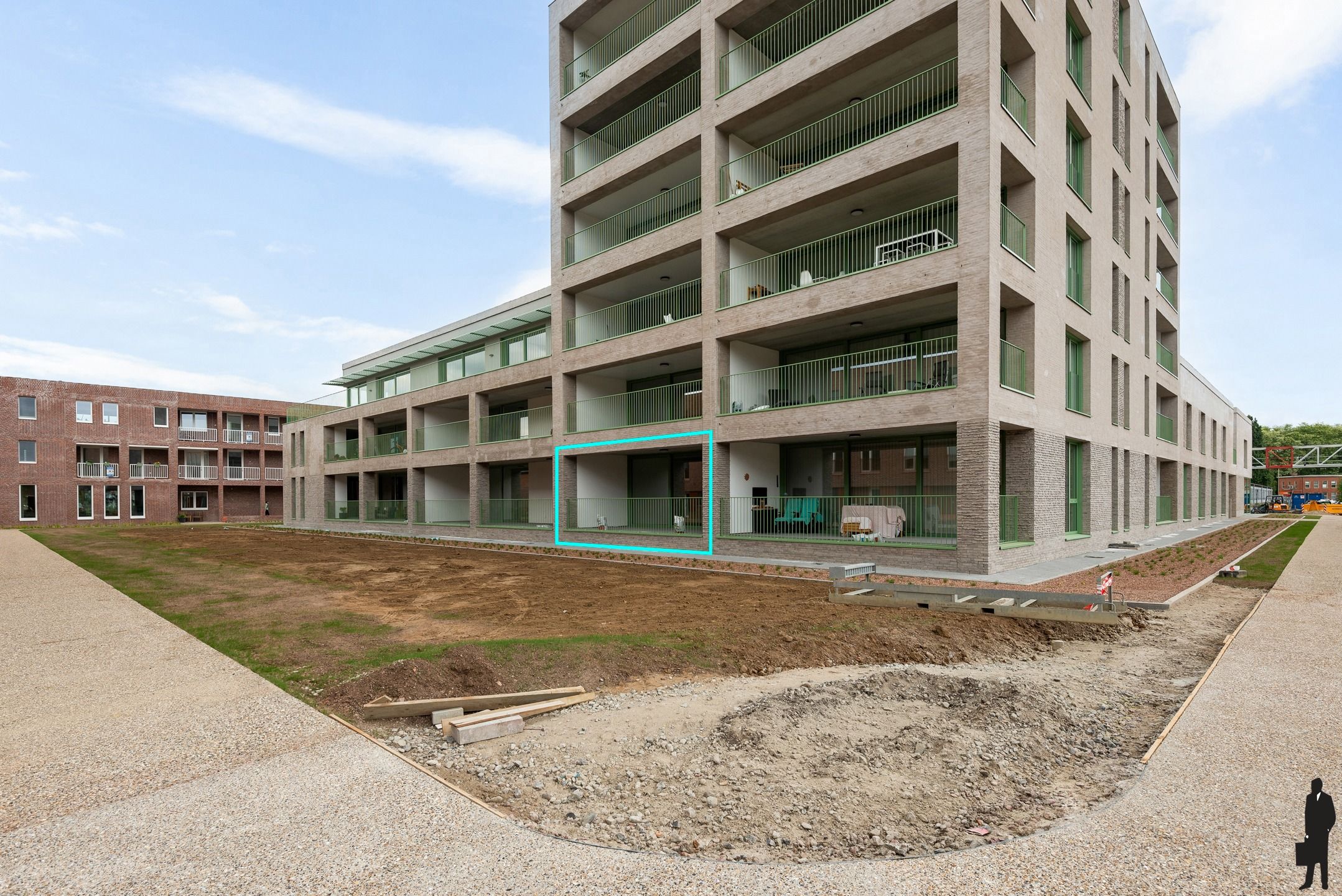 GLVL appartement met 2 slpks, ruim terras en autostaanplaats foto 17