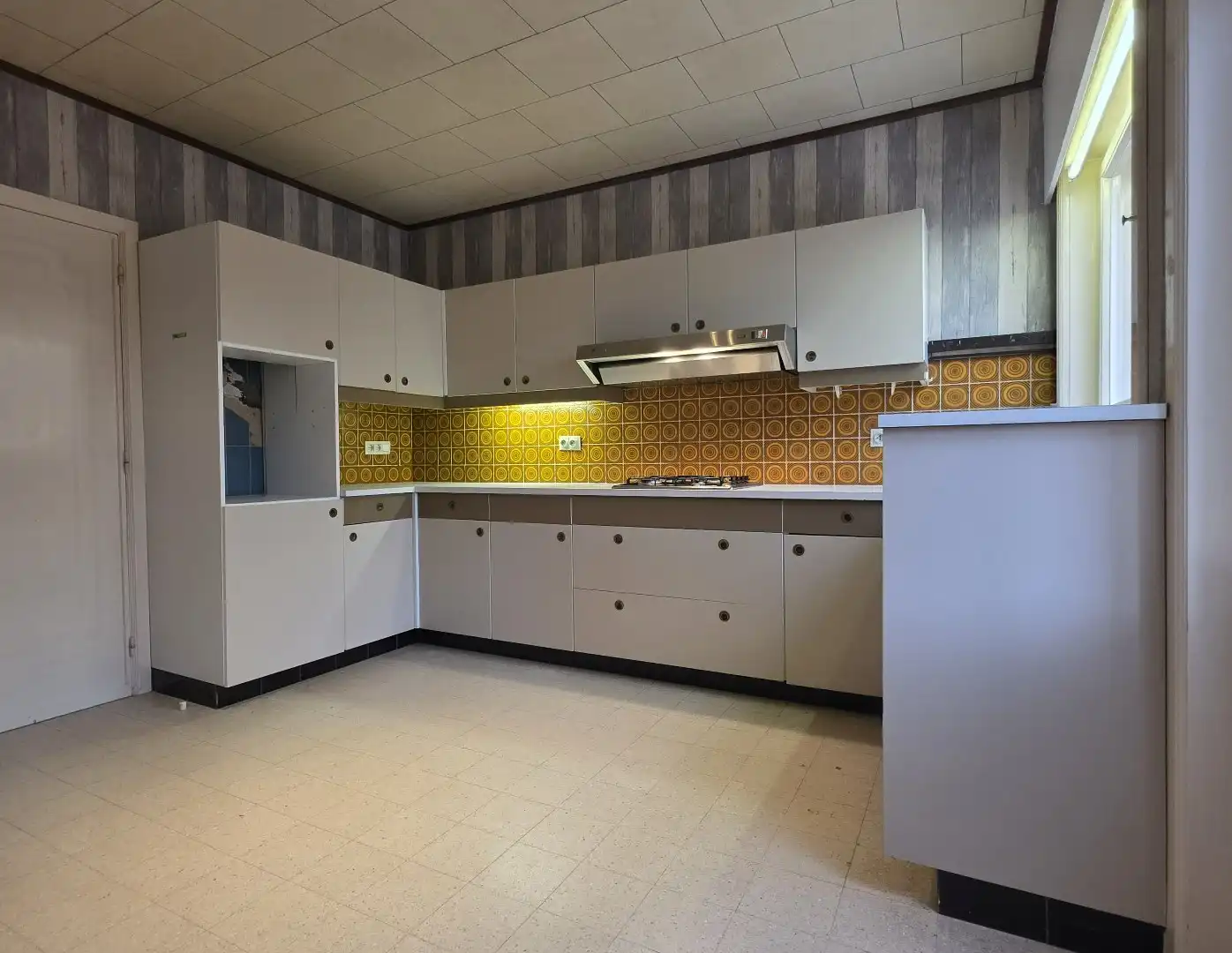 Sterke woning in beton met 3 garages, landelijke verzichten in Hulste. foto 6