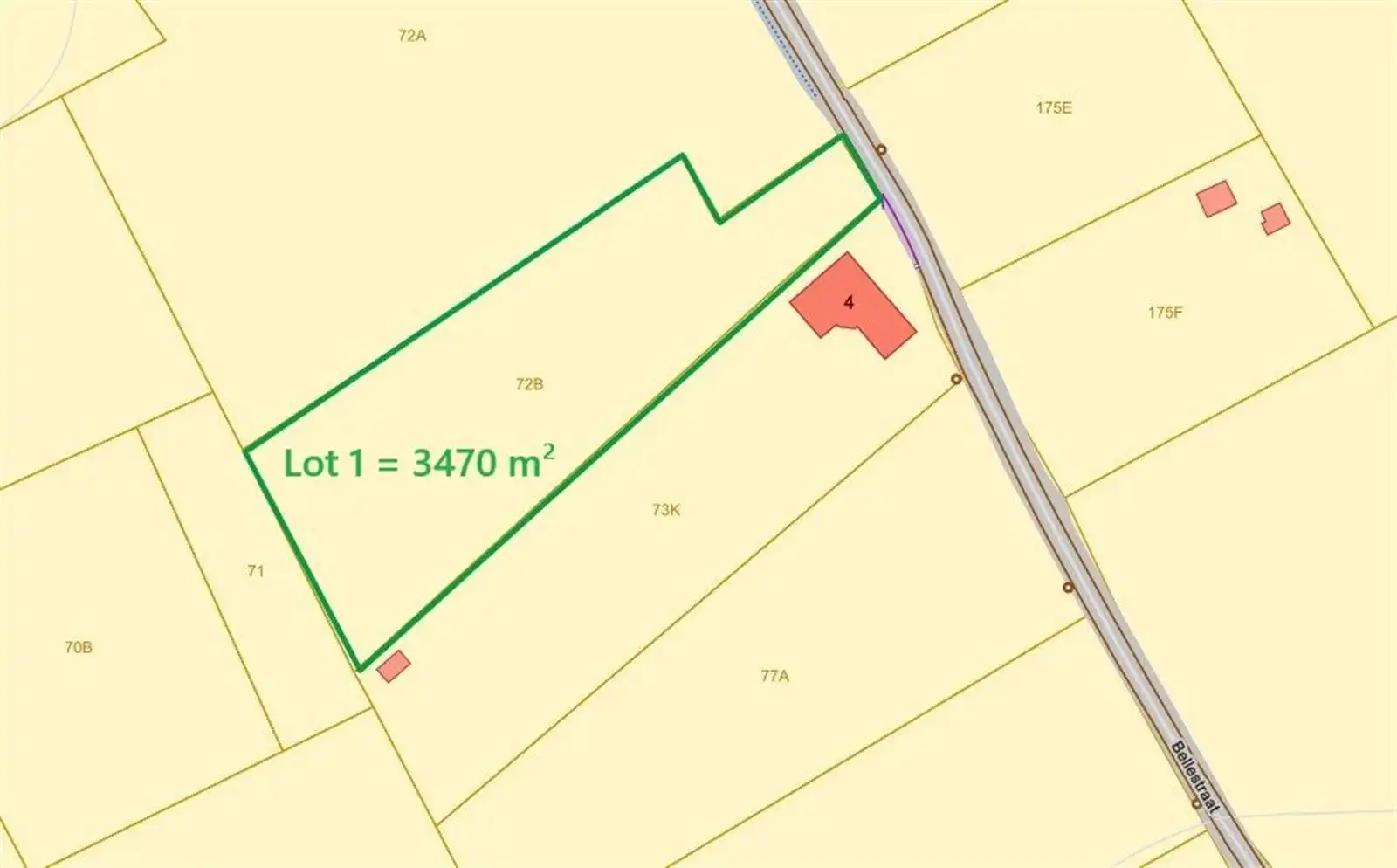 Landbouwgrond (Lot 1 van 5 loten) foto {{pictureIndex}}
